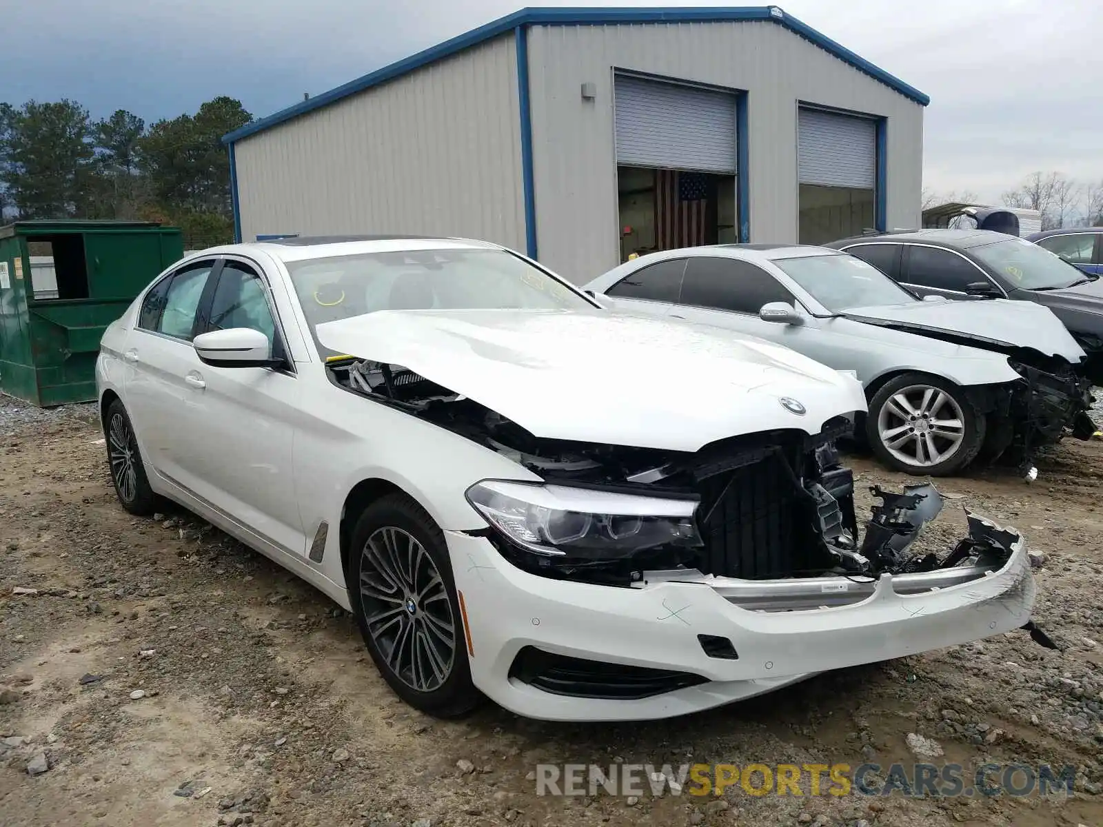 1 Photograph of a damaged car WBAJA5C59KWW12264 BMW 5 SERIES 2019