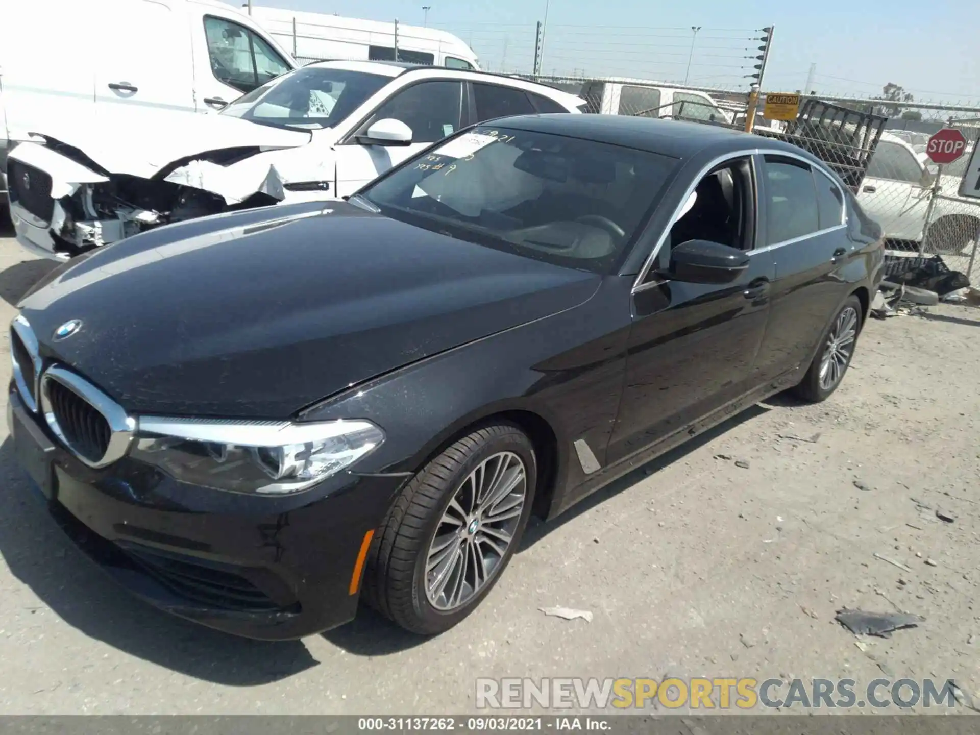 2 Photograph of a damaged car WBAJA5C59KWW20929 BMW 5 SERIES 2019