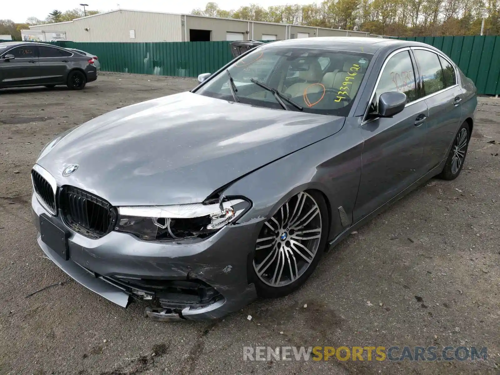 2 Photograph of a damaged car WBAJA5C59KWW41098 BMW 5 SERIES 2019