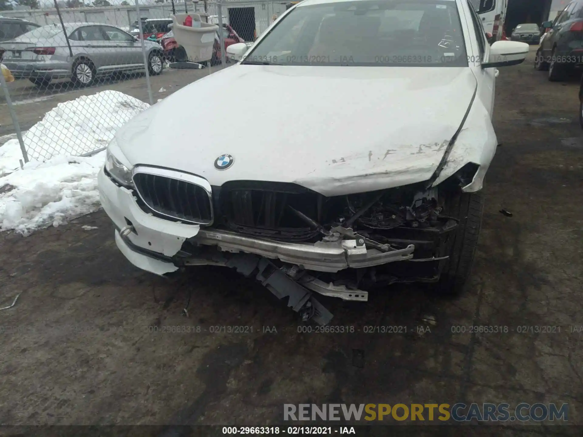 6 Photograph of a damaged car WBAJA5C59KWW48536 BMW 5 SERIES 2019