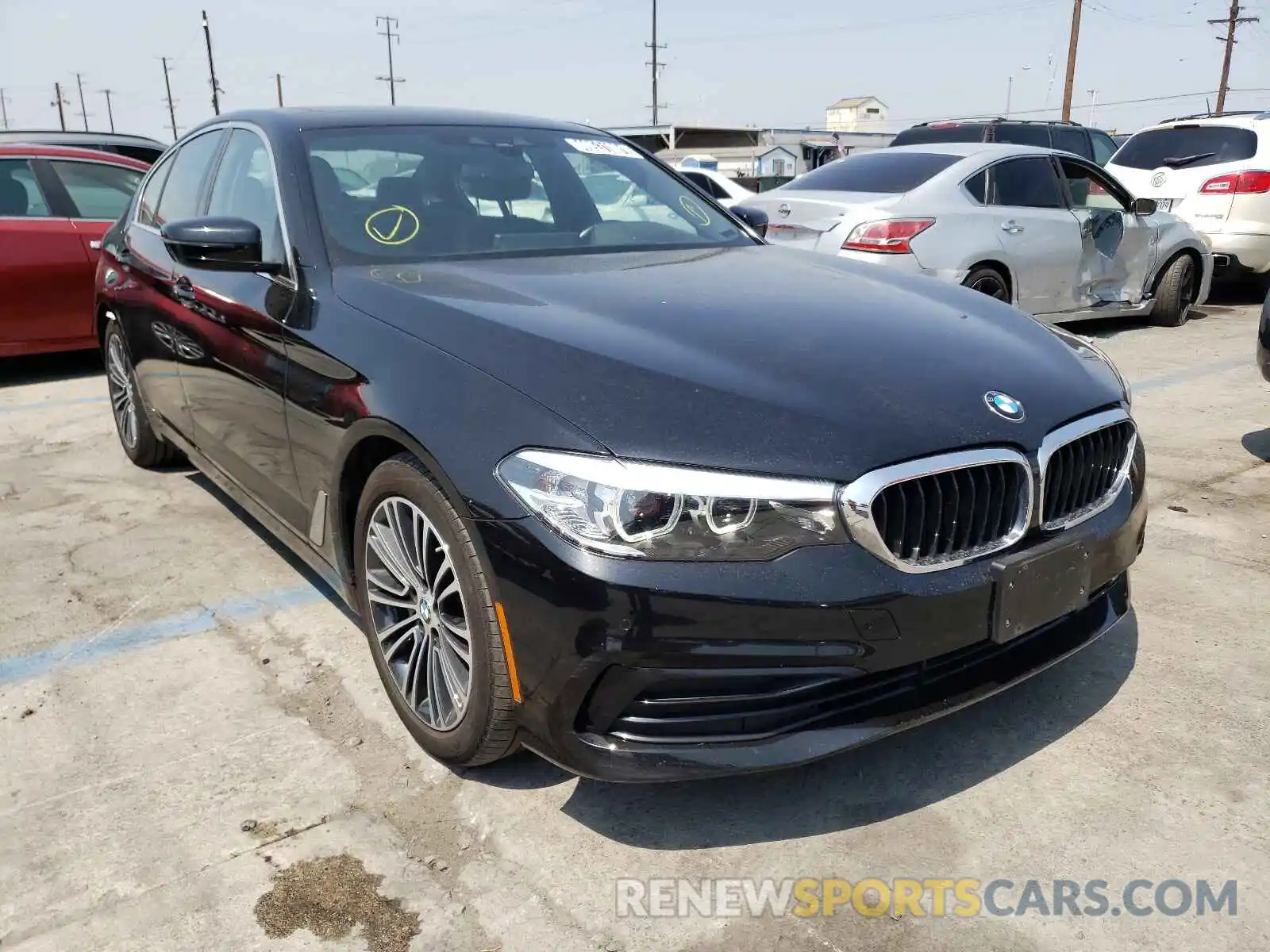 1 Photograph of a damaged car WBAJA5C59KWW49458 BMW 5 SERIES 2019