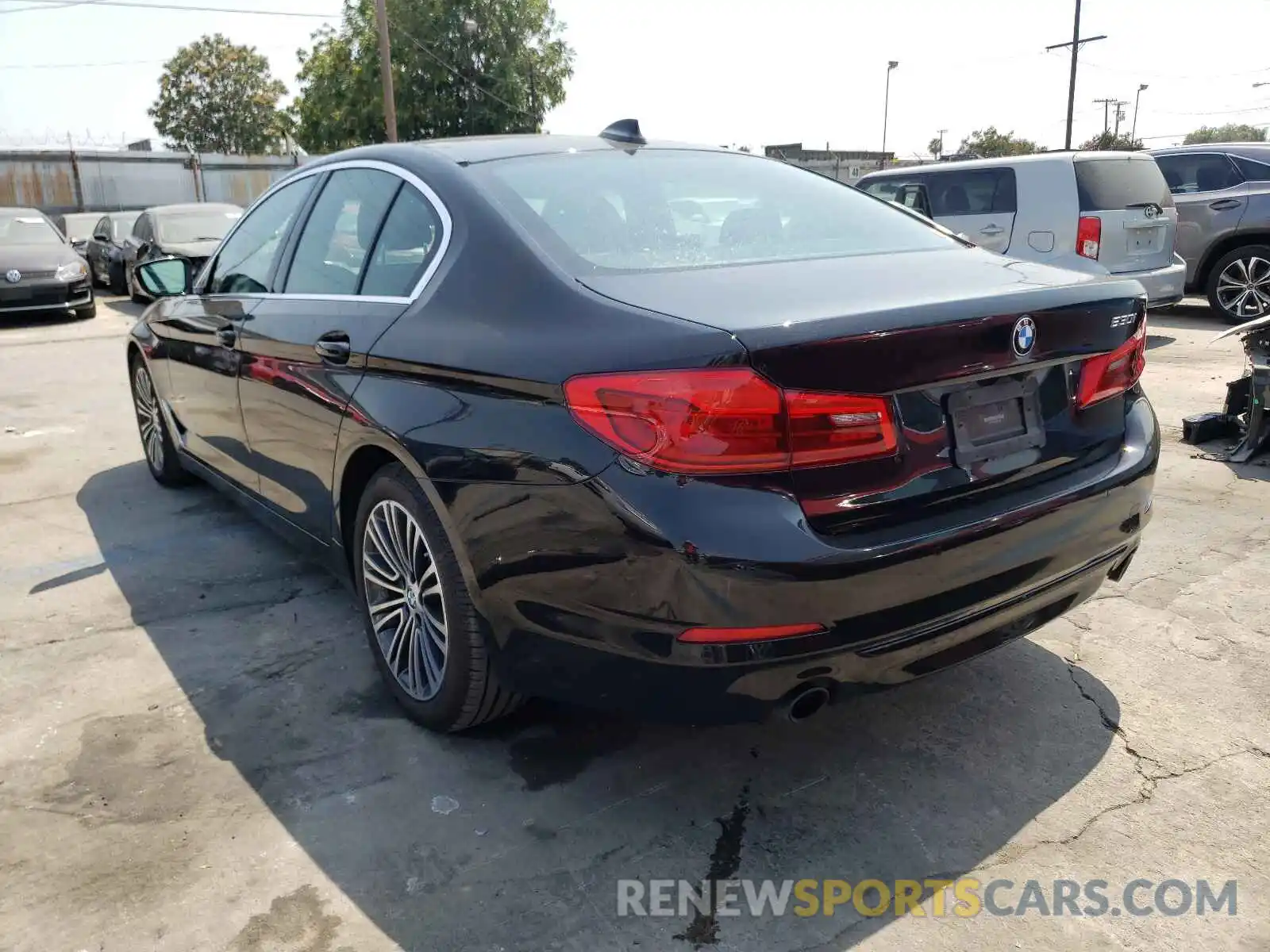 3 Photograph of a damaged car WBAJA5C59KWW49458 BMW 5 SERIES 2019