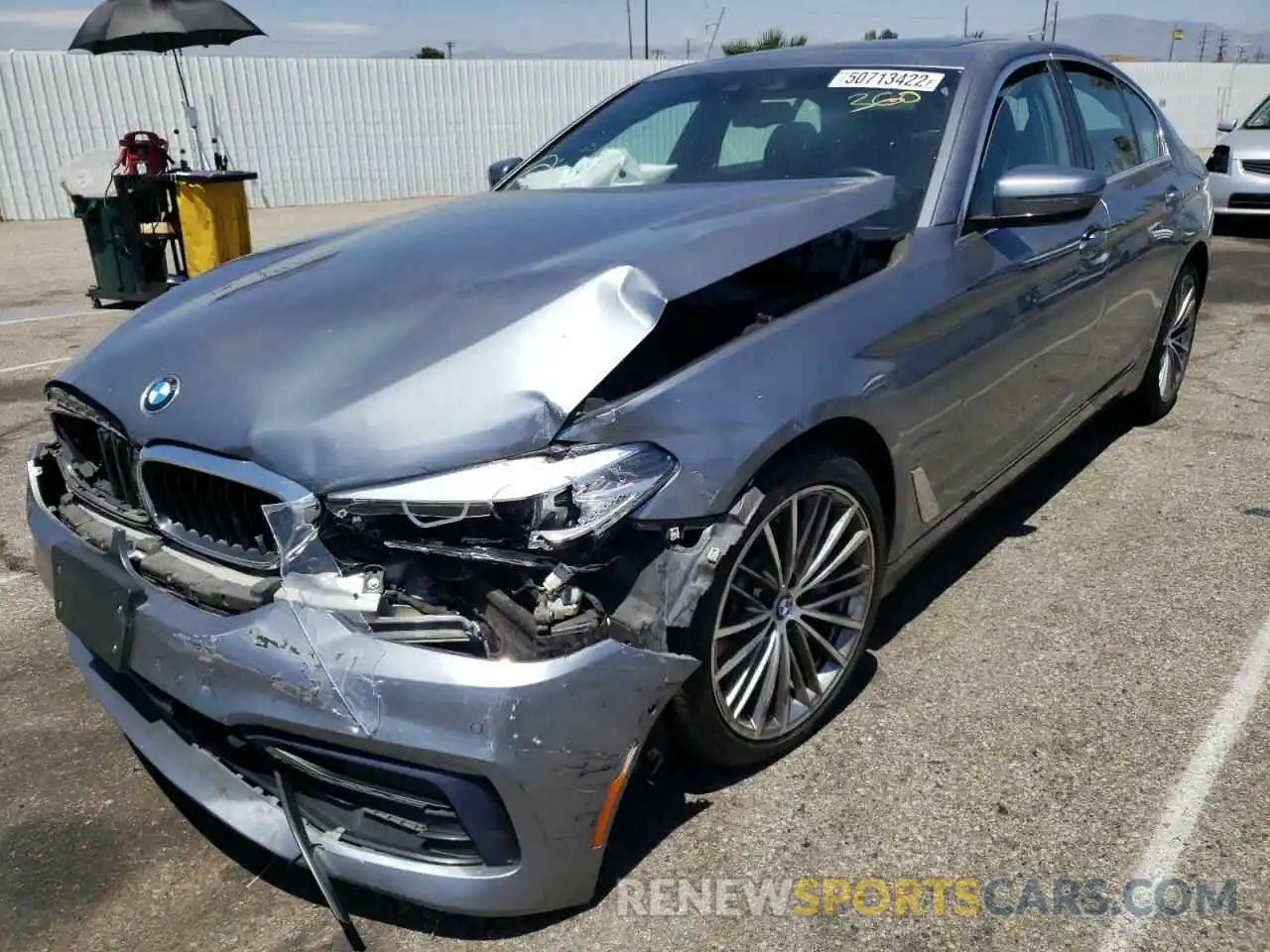 2 Photograph of a damaged car WBAJA5C59KWW49654 BMW 5 SERIES 2019