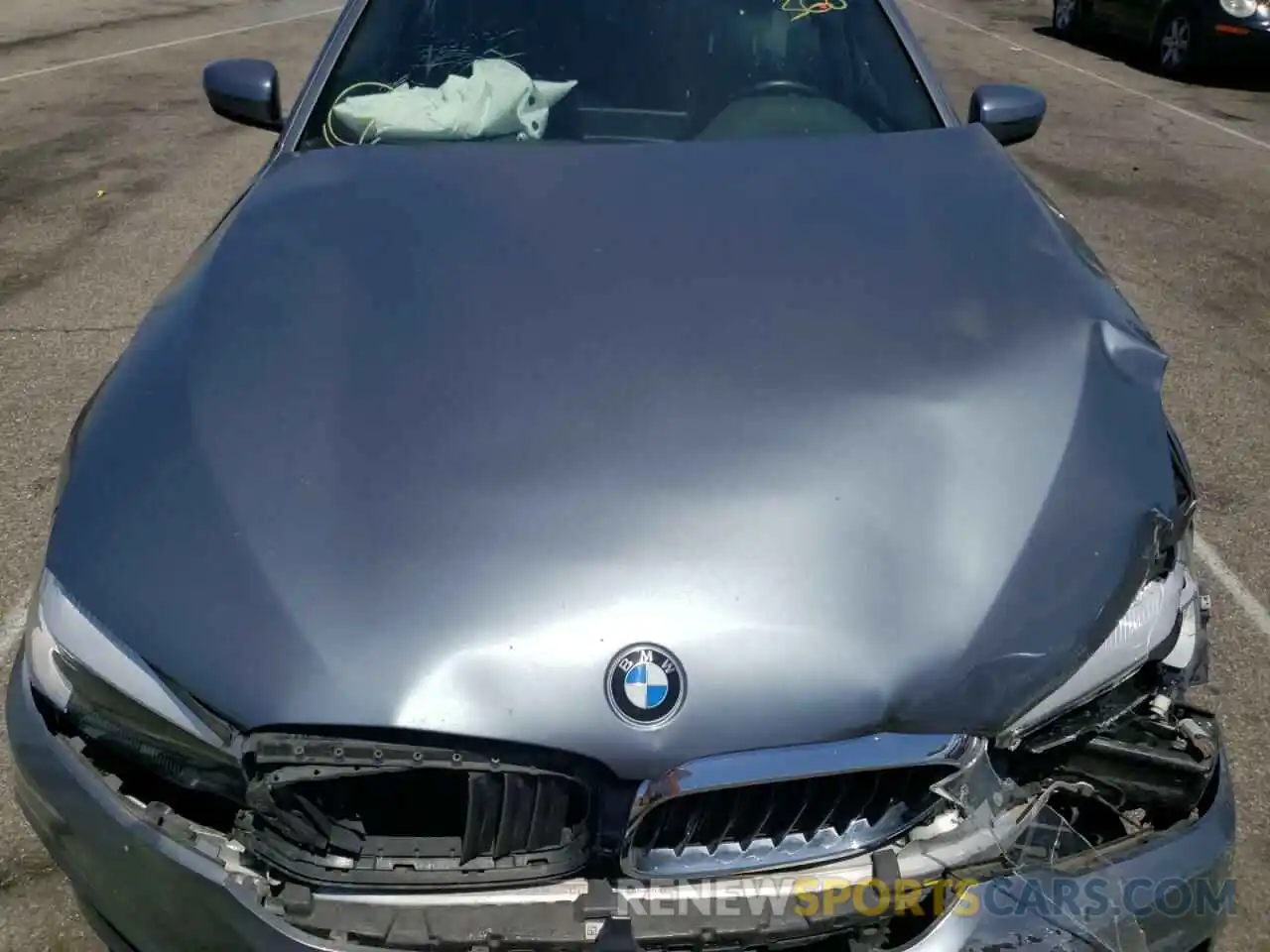 7 Photograph of a damaged car WBAJA5C59KWW49654 BMW 5 SERIES 2019