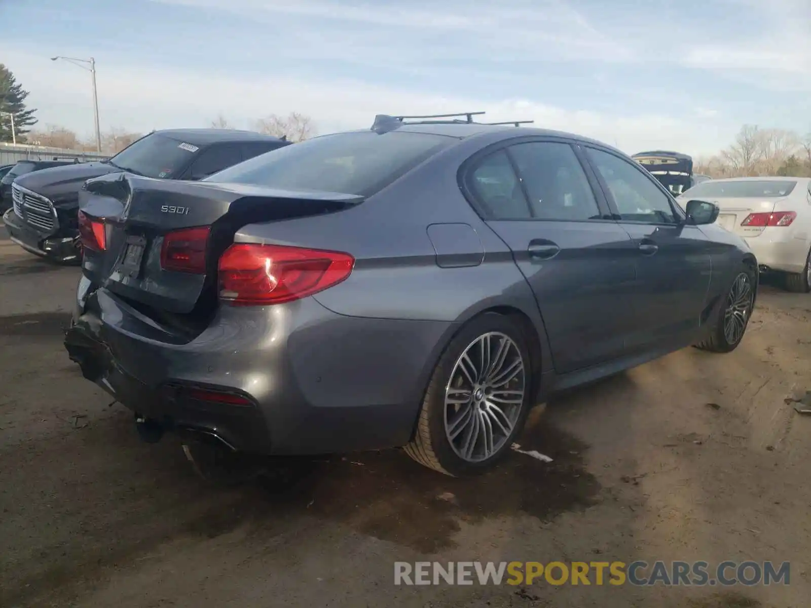 4 Photograph of a damaged car WBAJA5C5XKBX46627 BMW 5 SERIES 2019