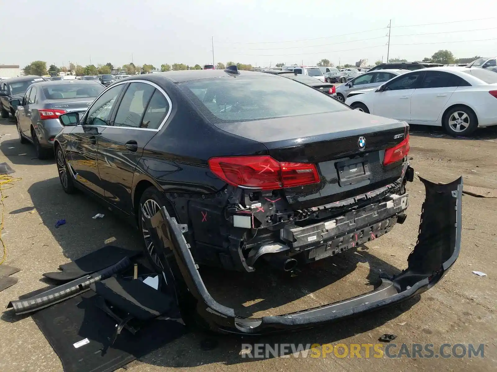 3 Photograph of a damaged car WBAJA5C5XKBX86903 BMW 5 SERIES 2019