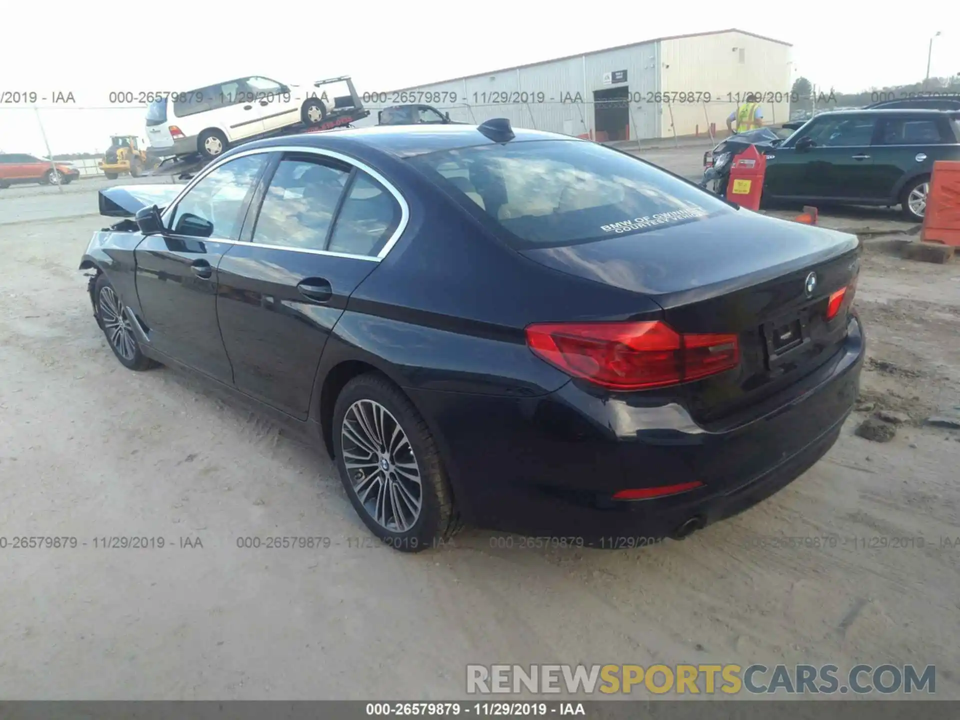 3 Фотография поврежденного автомобиля WBAJA5C5XKBX87419 BMW 5 SERIES 2019