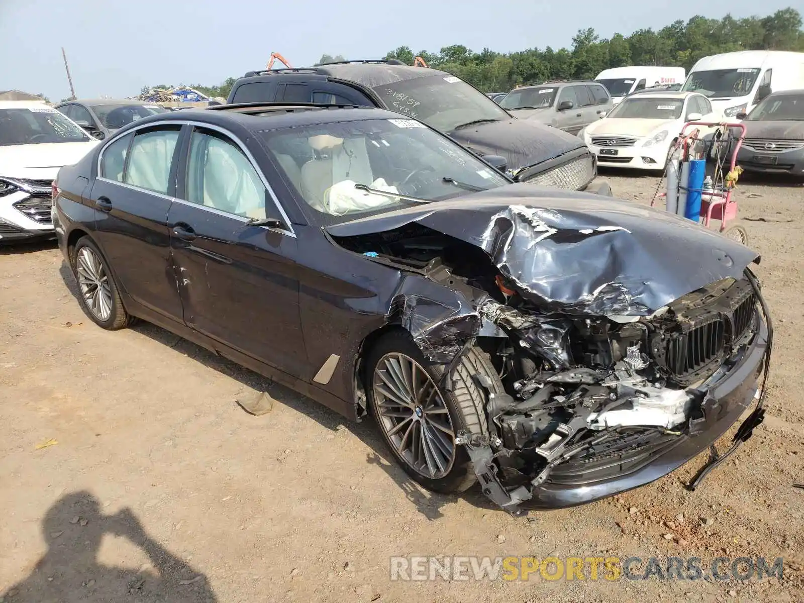 1 Photograph of a damaged car WBAJA5C5XKBX87484 BMW 5 SERIES 2019