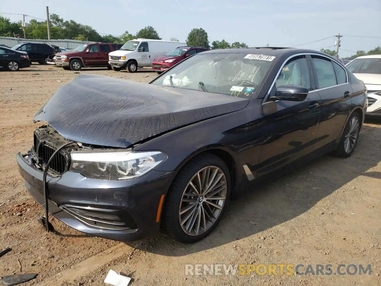 2 Photograph of a damaged car WBAJA5C5XKBX87484 BMW 5 SERIES 2019