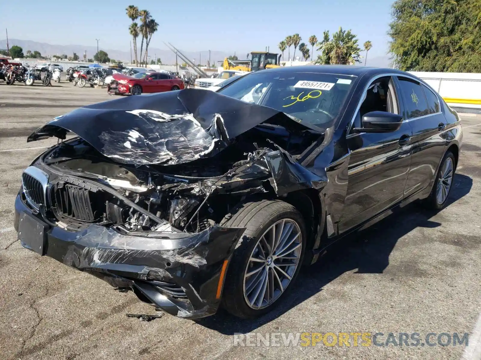 2 Photograph of a damaged car WBAJA5C5XKBX87792 BMW 5 SERIES 2019