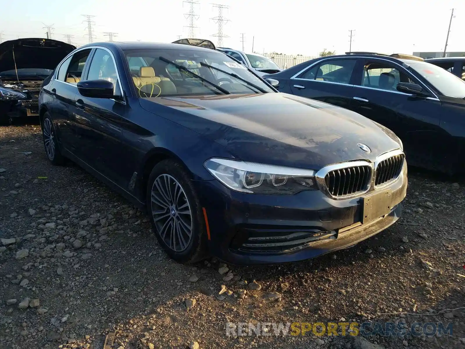 1 Фотография поврежденного автомобиля WBAJA5C5XKBX88022 BMW 5 SERIES 2019