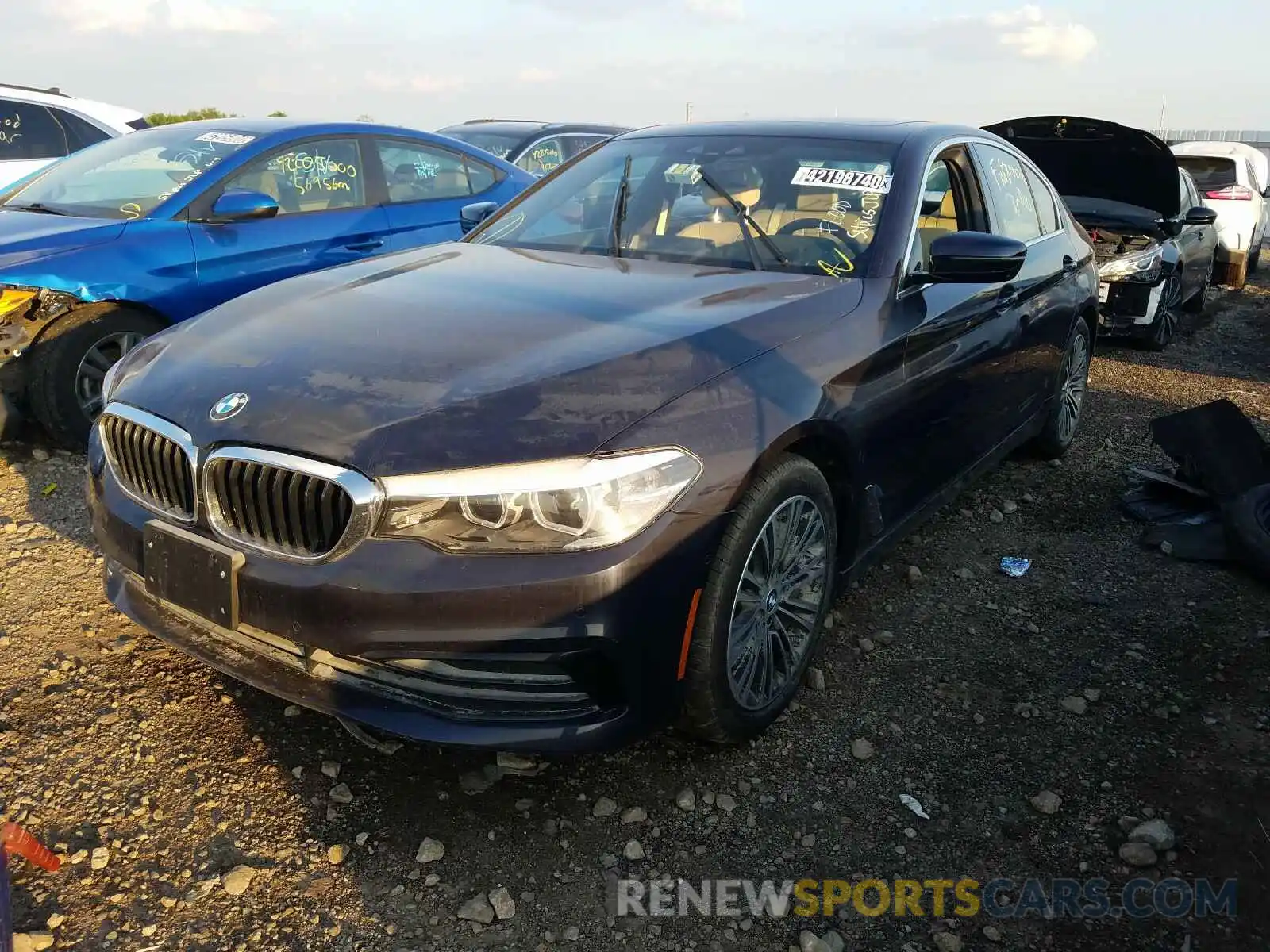 2 Photograph of a damaged car WBAJA5C5XKBX88022 BMW 5 SERIES 2019