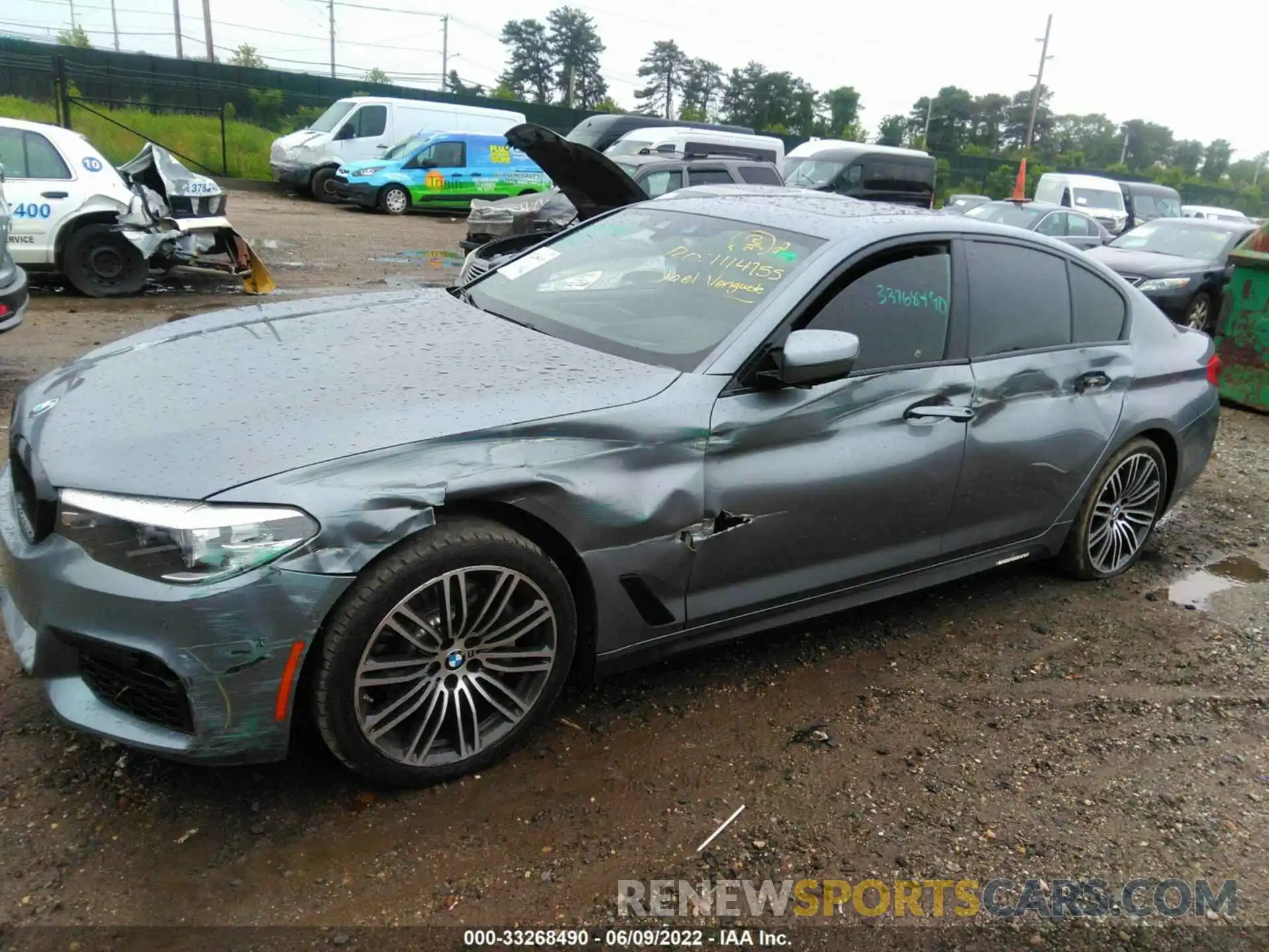 6 Photograph of a damaged car WBAJA5C5XKG900921 BMW 5 SERIES 2019