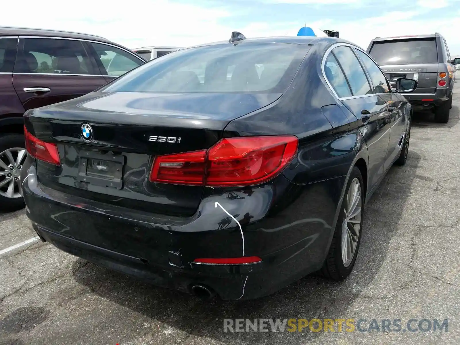 4 Фотография поврежденного автомобиля WBAJA5C5XKWA57912 BMW 5 SERIES 2019