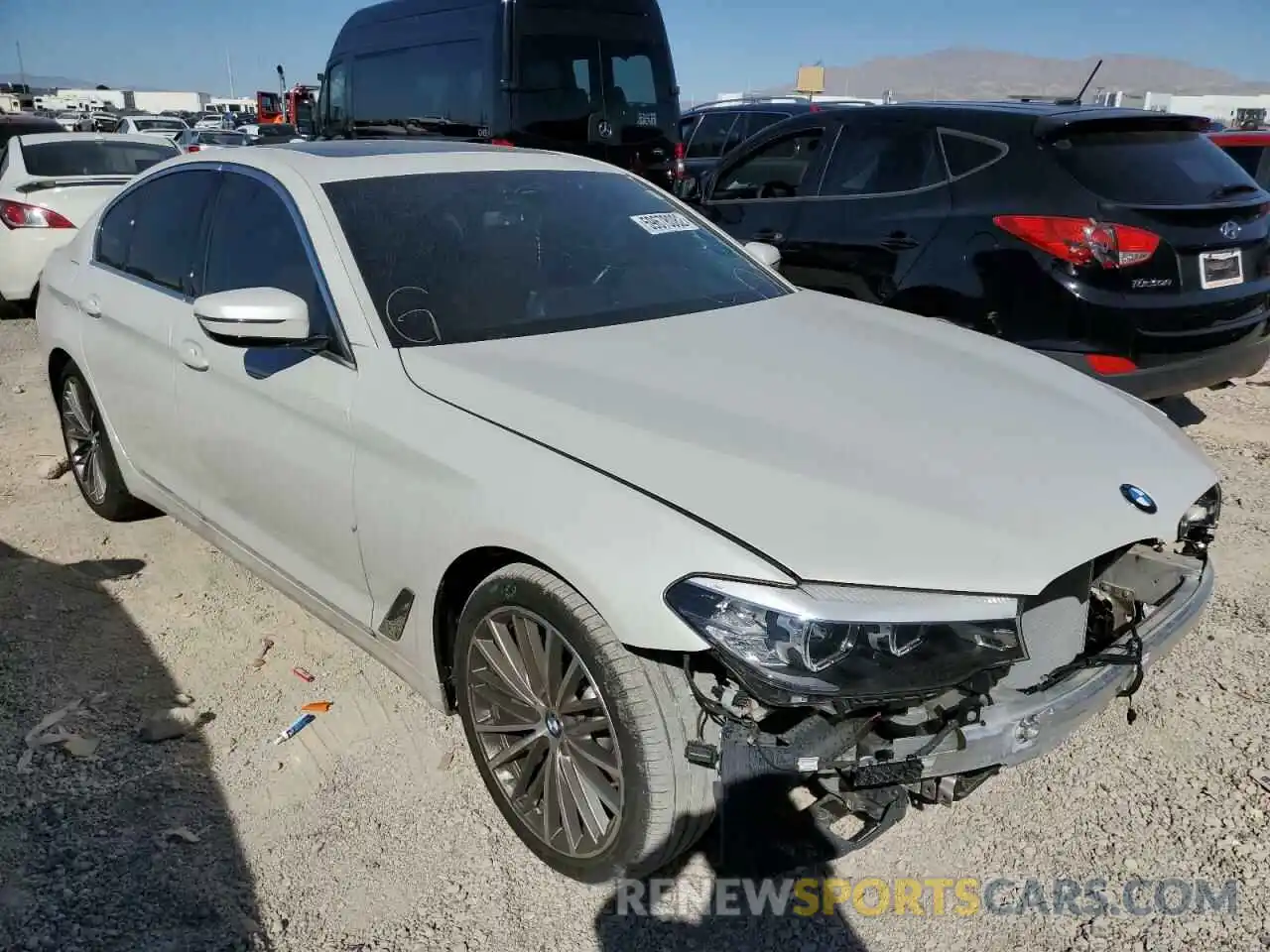 1 Photograph of a damaged car WBAJA5C5XKWA57926 BMW 5 SERIES 2019