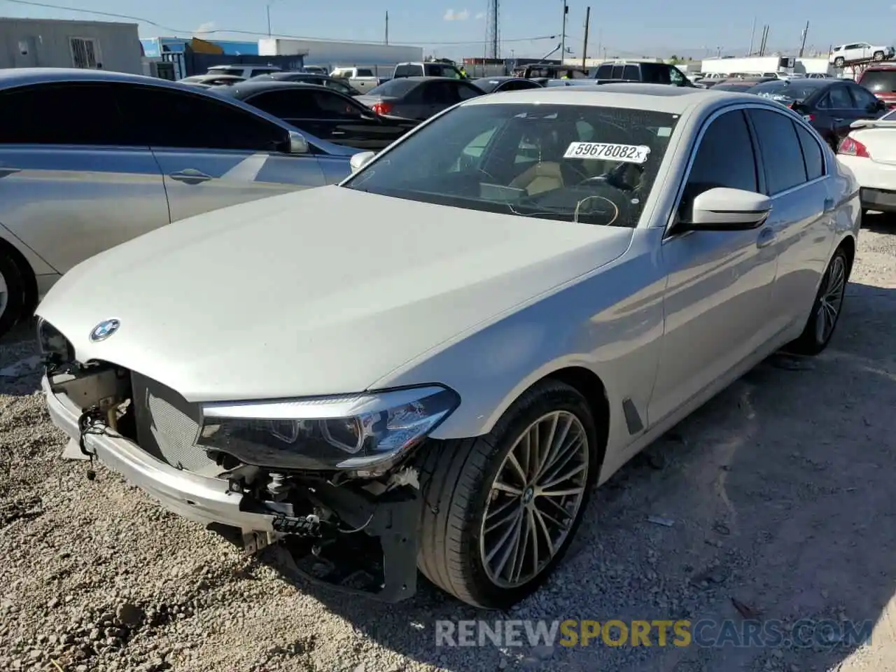 2 Photograph of a damaged car WBAJA5C5XKWA57926 BMW 5 SERIES 2019