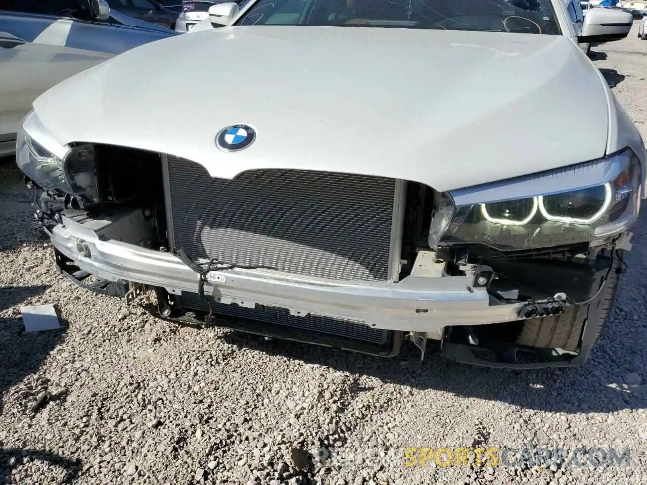 9 Photograph of a damaged car WBAJA5C5XKWA57926 BMW 5 SERIES 2019