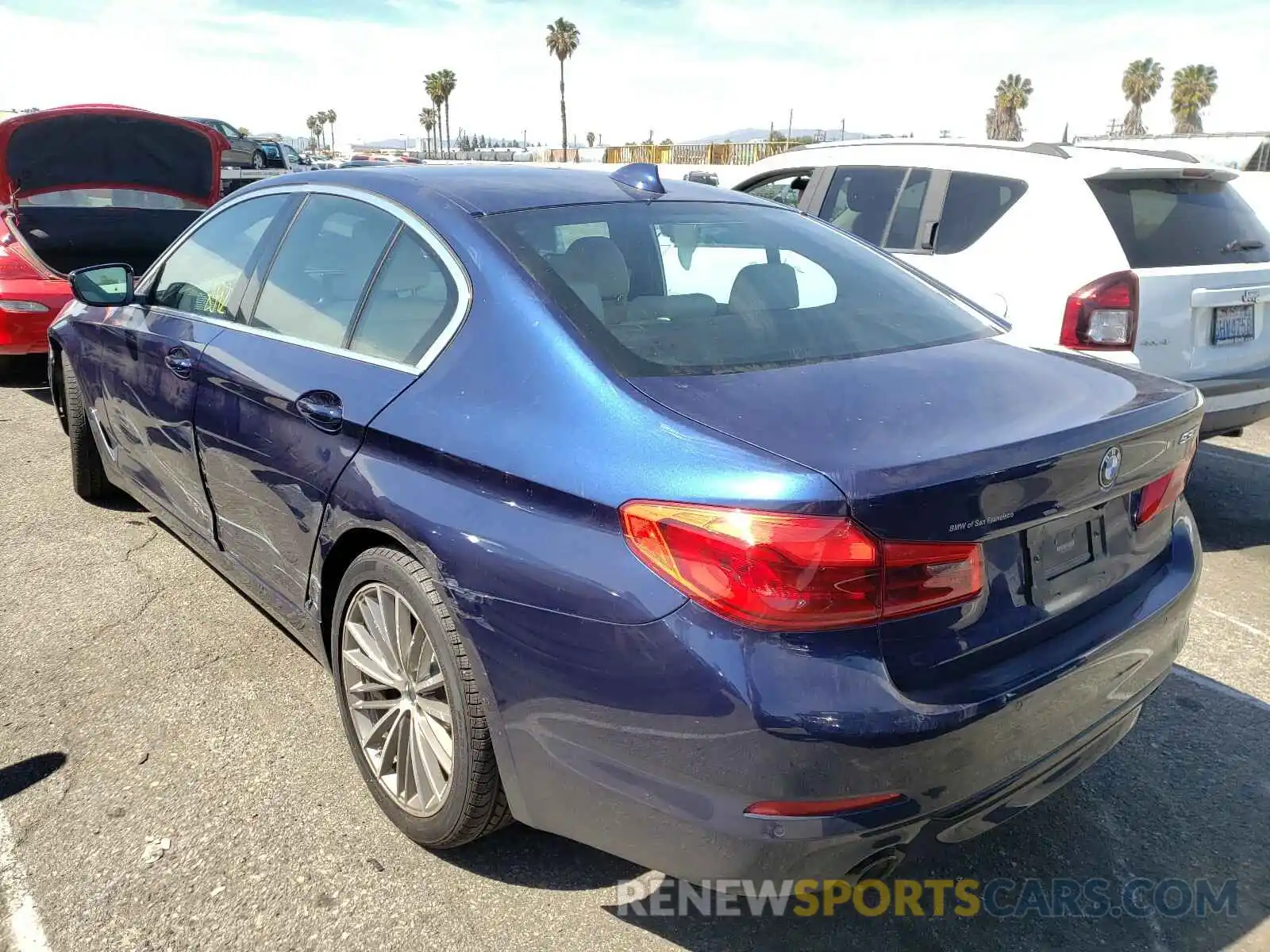 3 Photograph of a damaged car WBAJA5C5XKWW25976 BMW 5 SERIES 2019