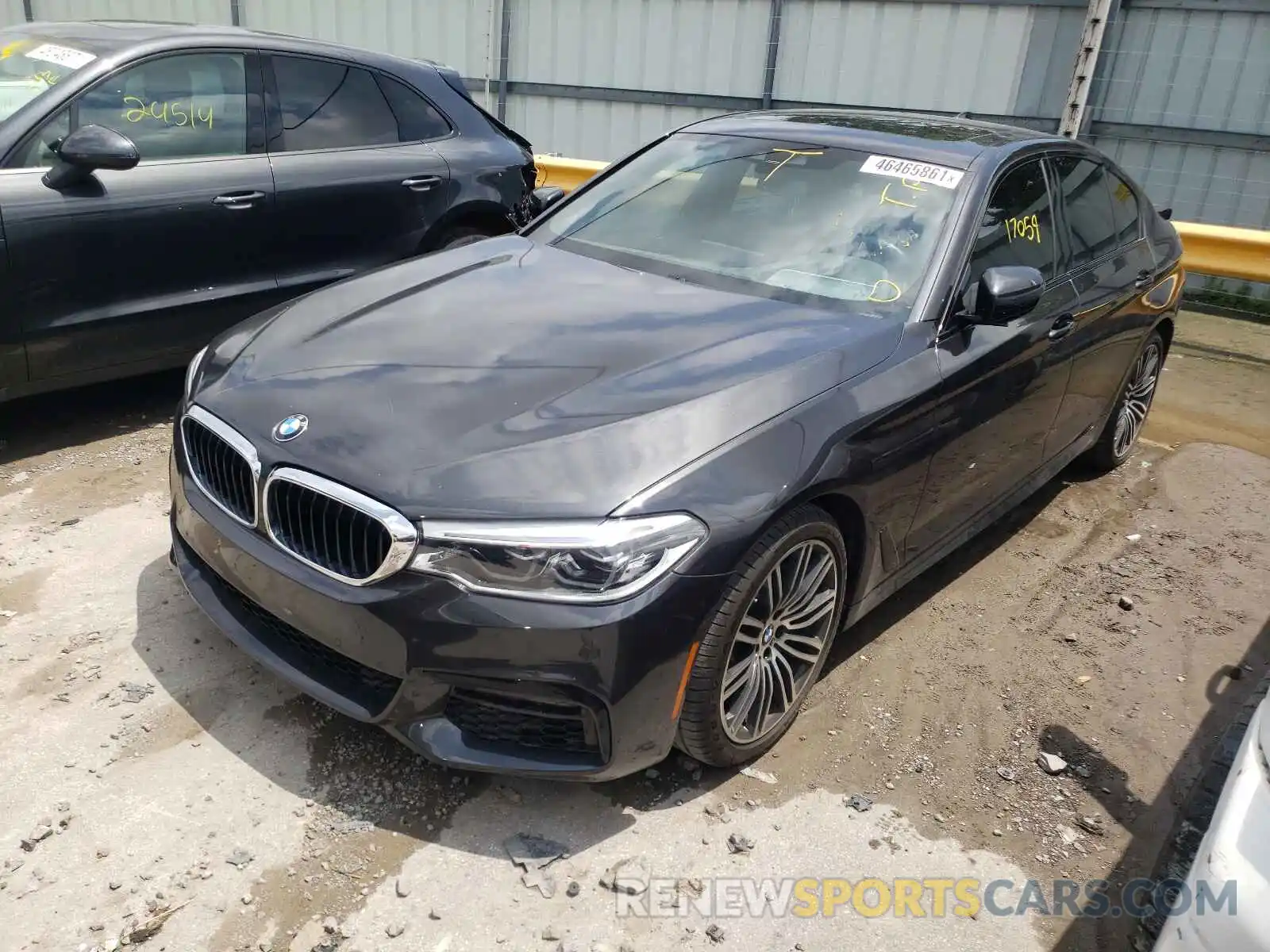 2 Photograph of a damaged car WBAJA5C5XKWW26027 BMW 5 SERIES 2019