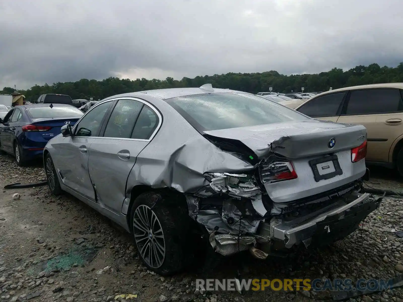 3 Photograph of a damaged car WBAJA7C50KG910921 BMW 5 SERIES 2019