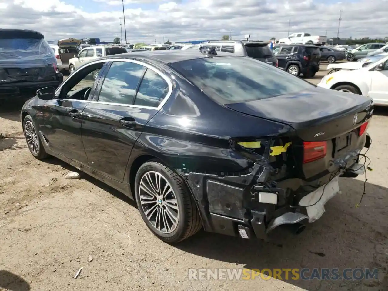 3 Photograph of a damaged car WBAJA7C50KWW05764 BMW 5 SERIES 2019