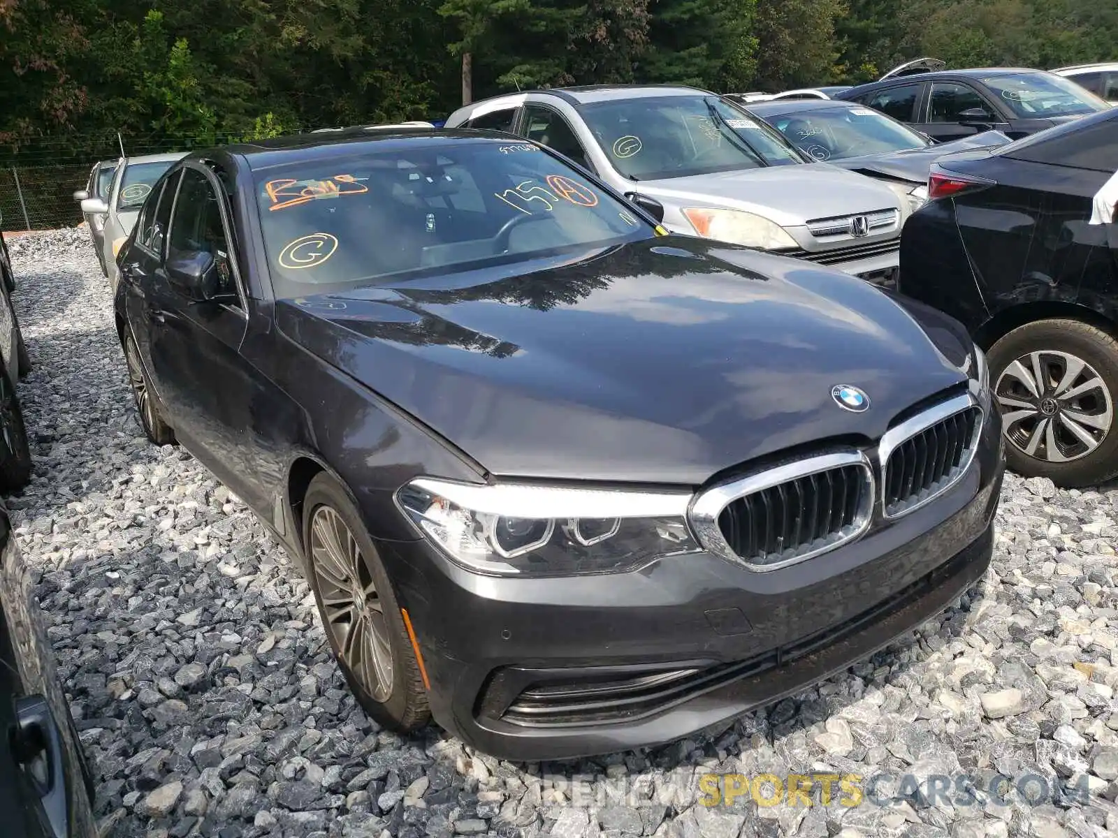 1 Photograph of a damaged car WBAJA7C50KWW17073 BMW 5 SERIES 2019