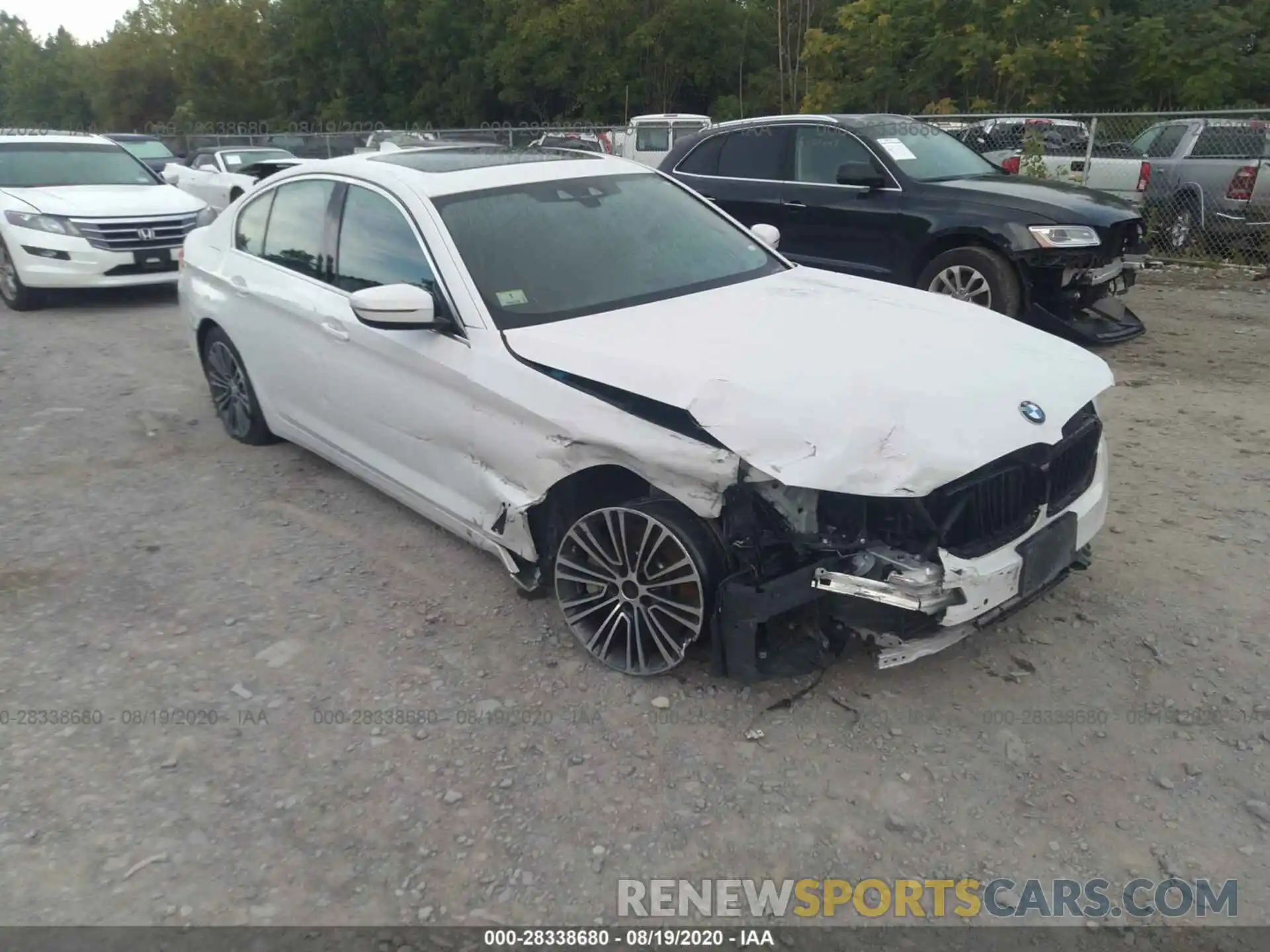 1 Photograph of a damaged car WBAJA7C50KWW17896 BMW 5 SERIES 2019