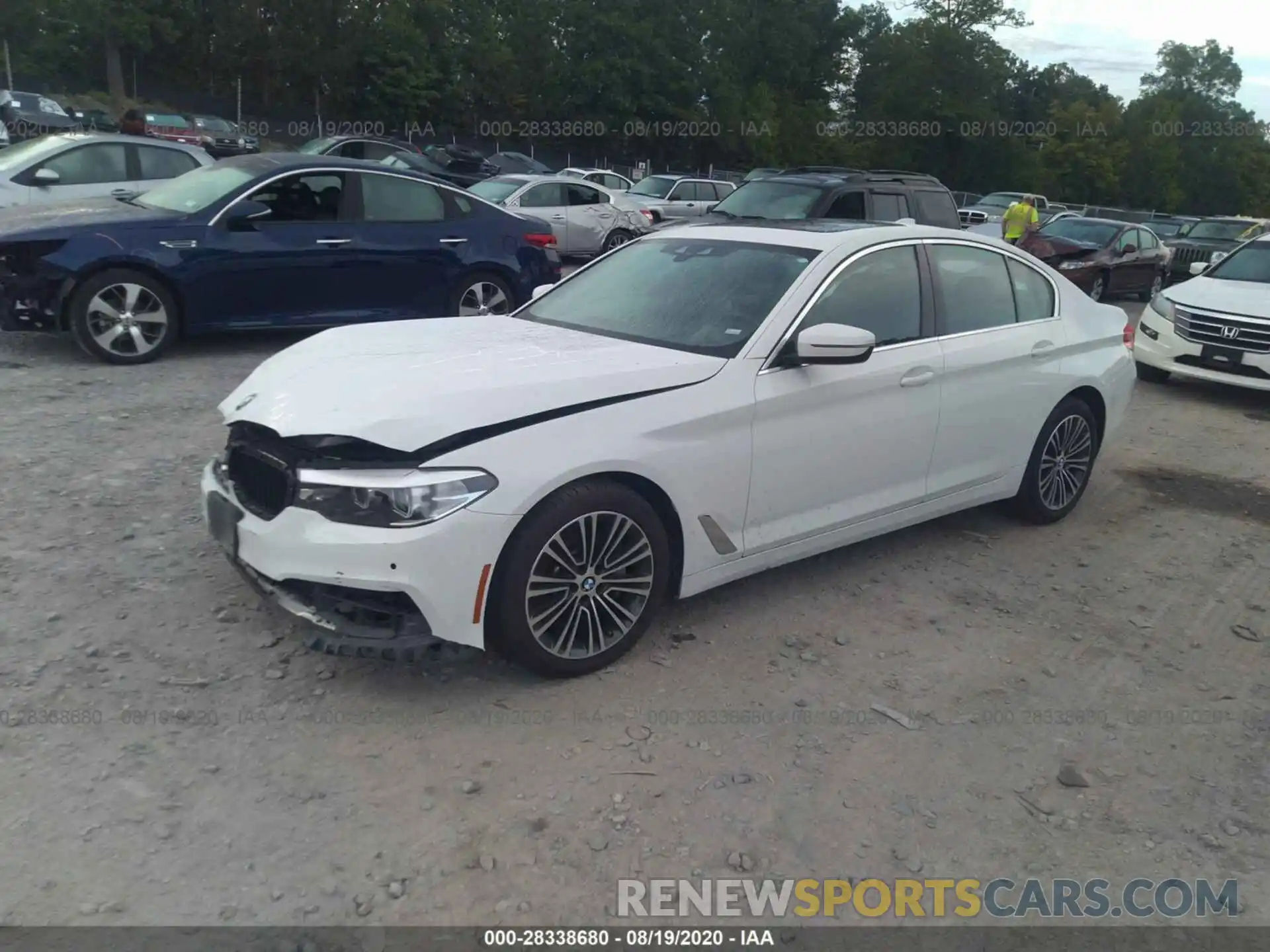 2 Photograph of a damaged car WBAJA7C50KWW17896 BMW 5 SERIES 2019