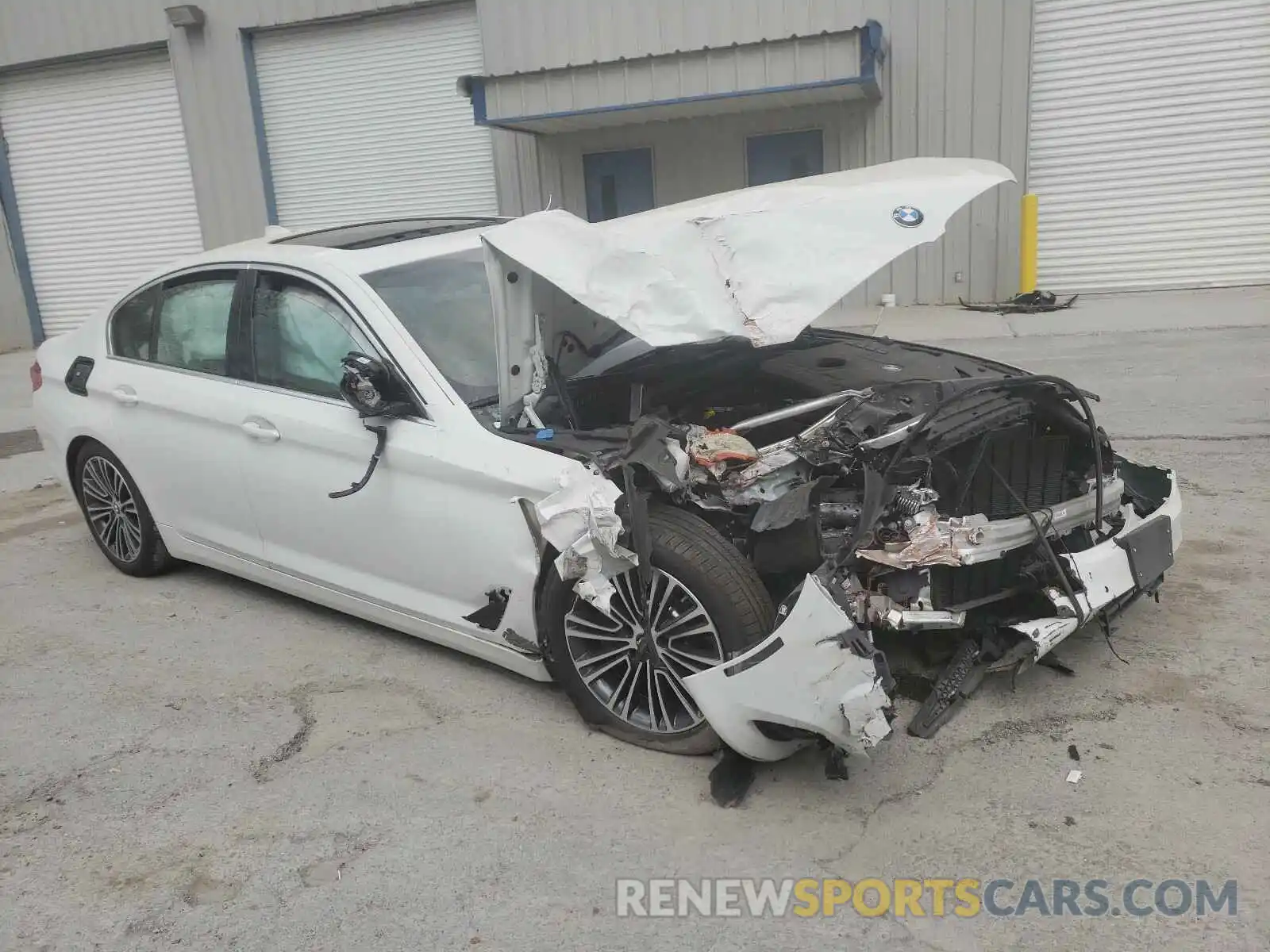 1 Photograph of a damaged car WBAJA7C50KWW19177 BMW 5 SERIES 2019
