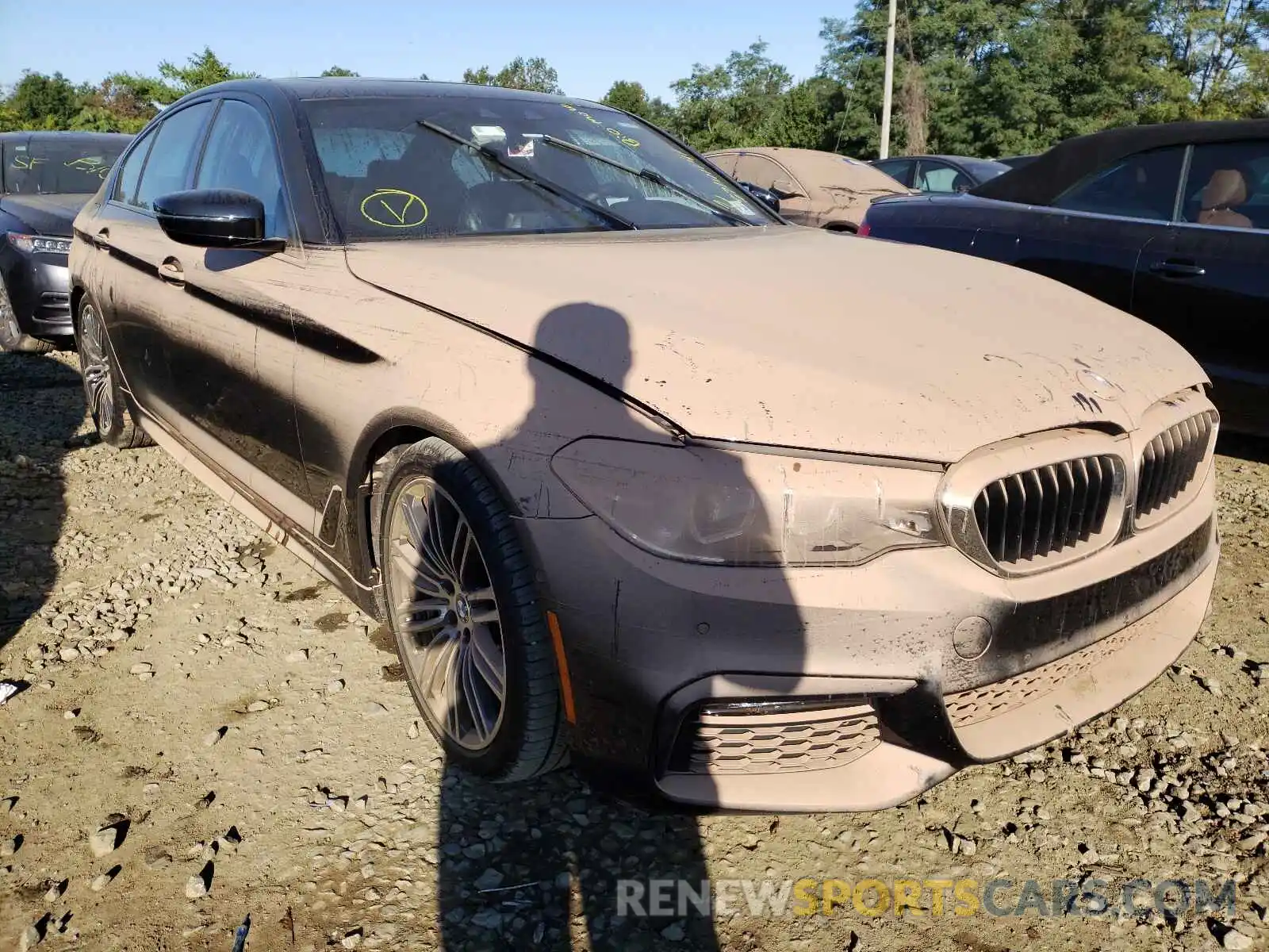 1 Photograph of a damaged car WBAJA7C50KWW27750 BMW 5 SERIES 2019