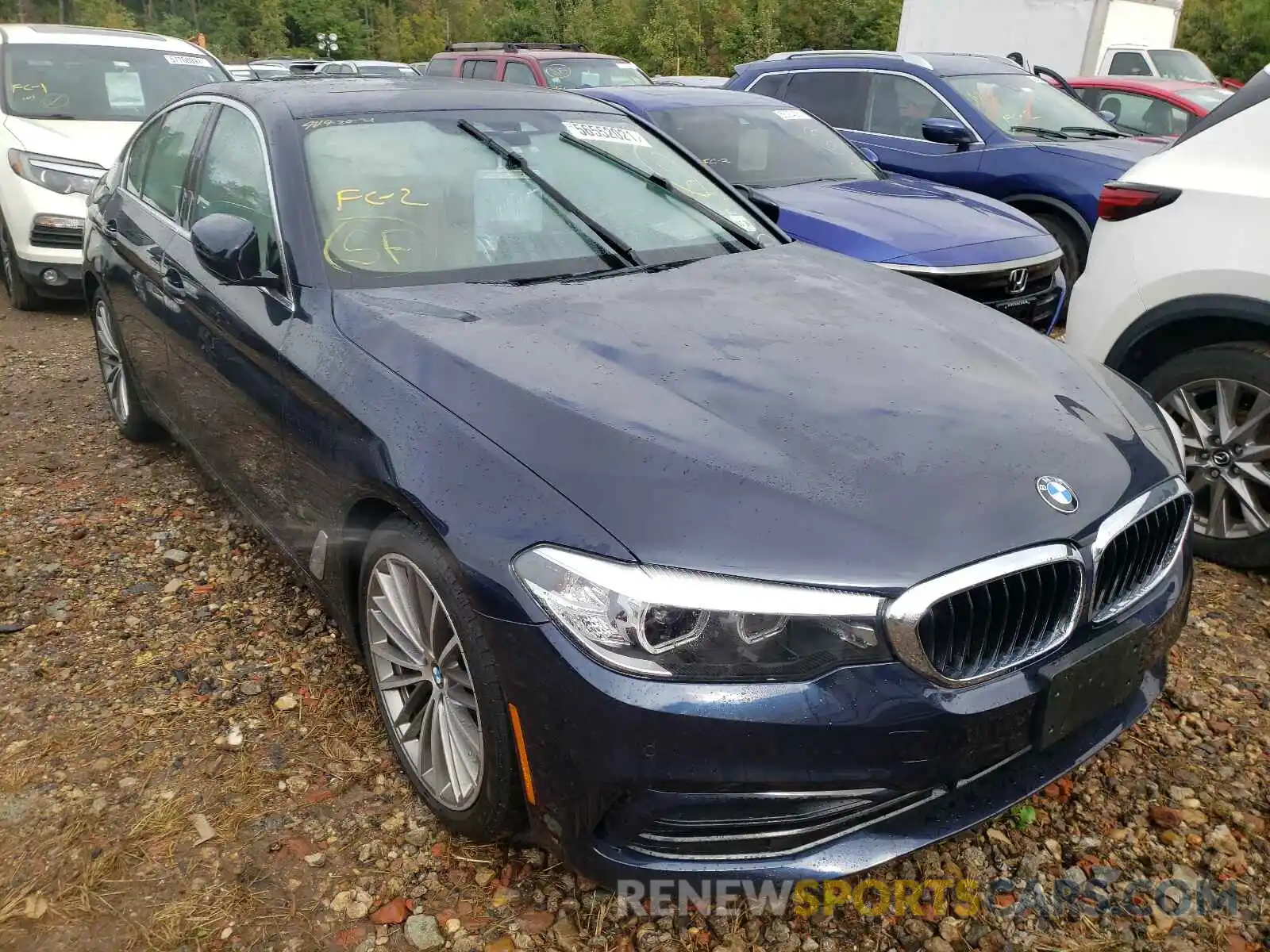 1 Photograph of a damaged car WBAJA7C50KWW49876 BMW 5 SERIES 2019