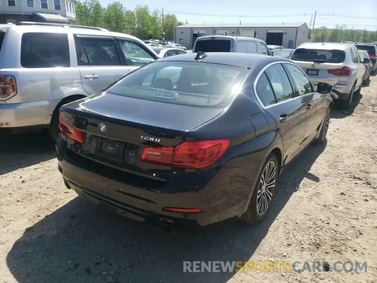 4 Фотография поврежденного автомобиля WBAJA7C51KWC77810 BMW 5 SERIES 2019