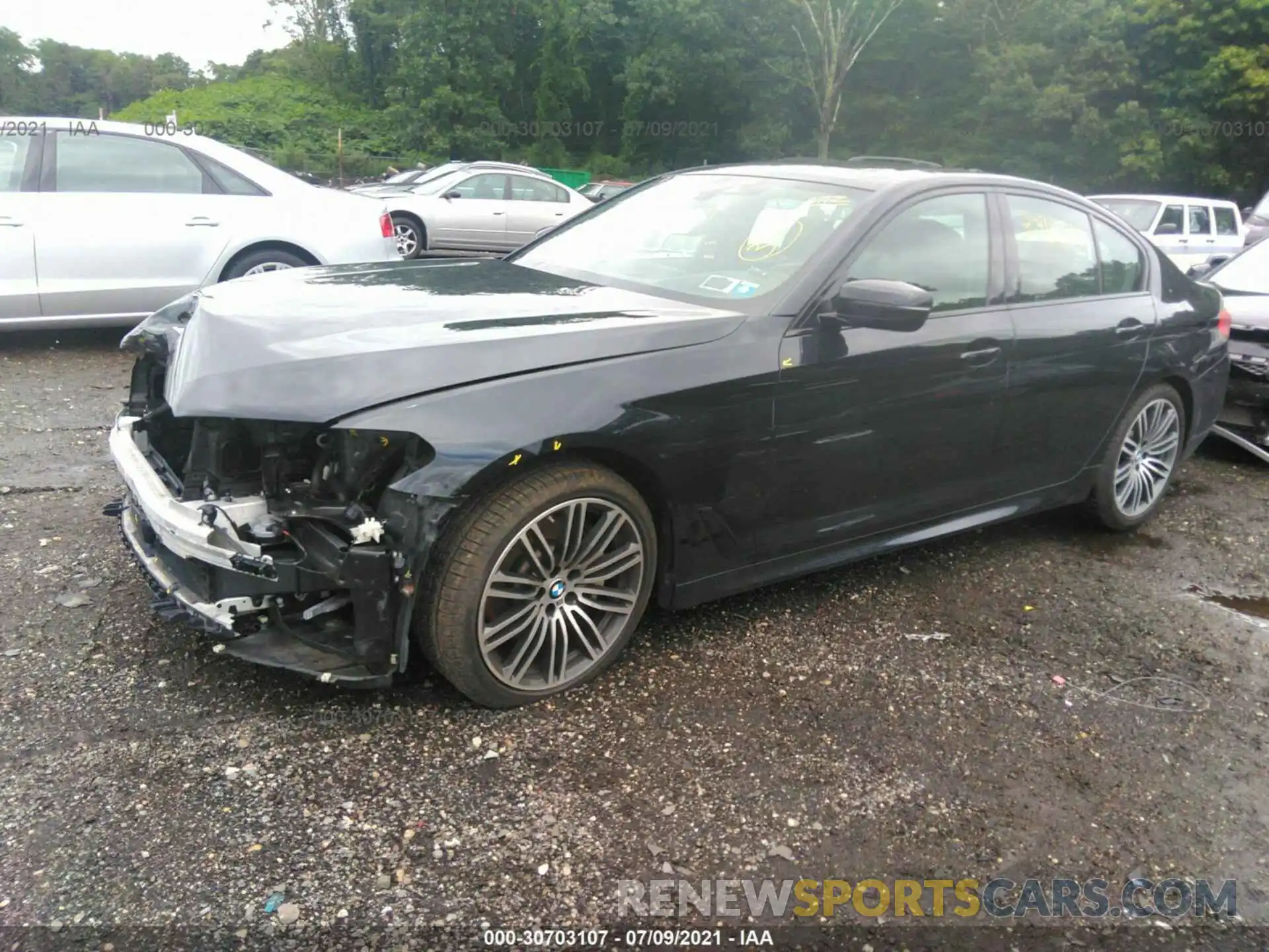 2 Photograph of a damaged car WBAJA7C51KWW10228 BMW 5 SERIES 2019