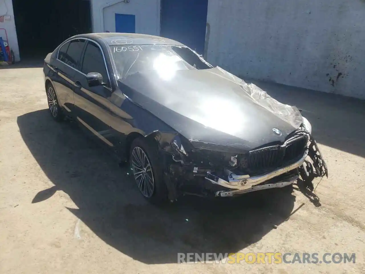 1 Photograph of a damaged car WBAJA7C51KWW39745 BMW 5 SERIES 2019