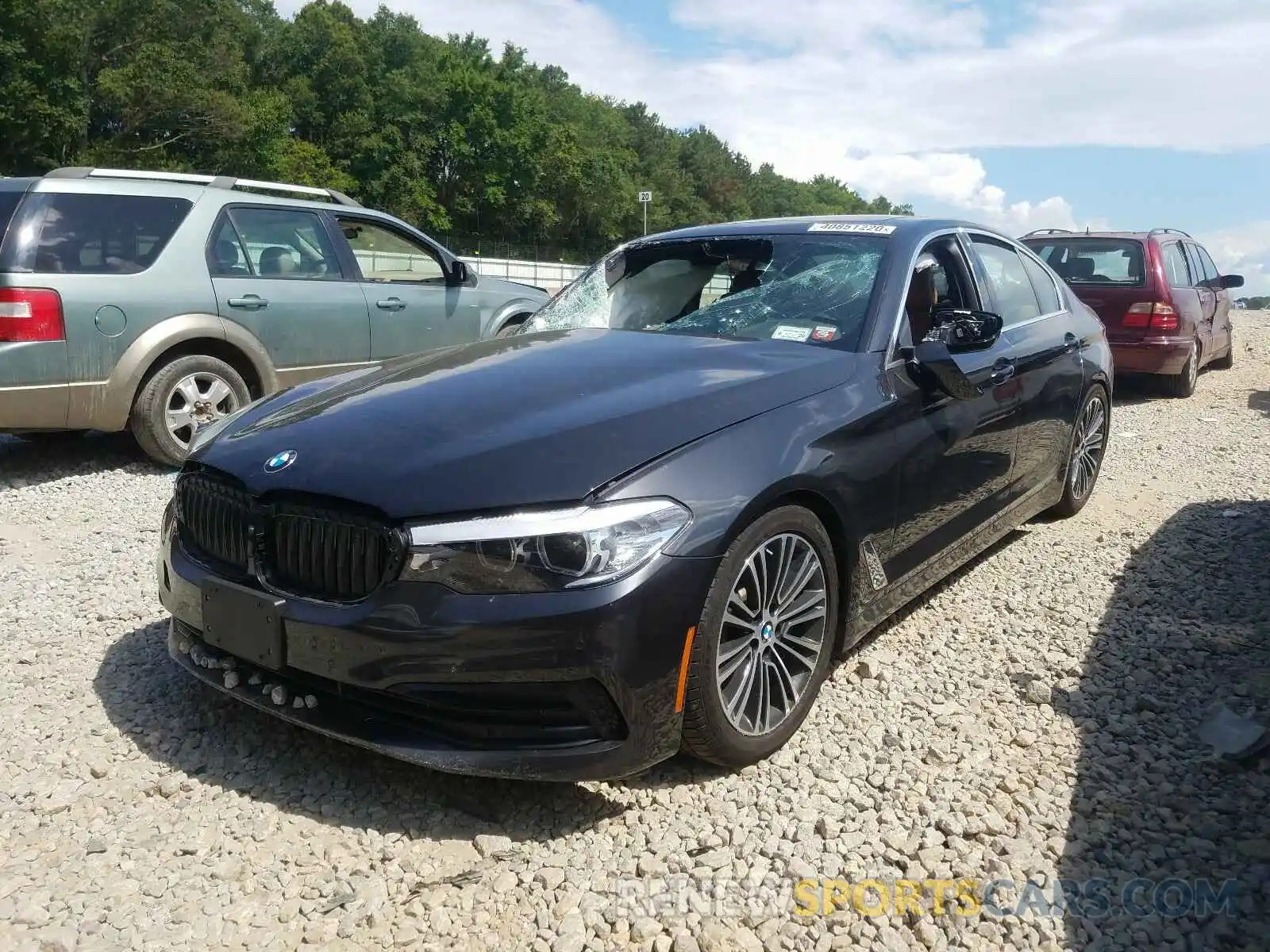 2 Photograph of a damaged car WBAJA7C52KG912542 BMW 5 SERIES 2019