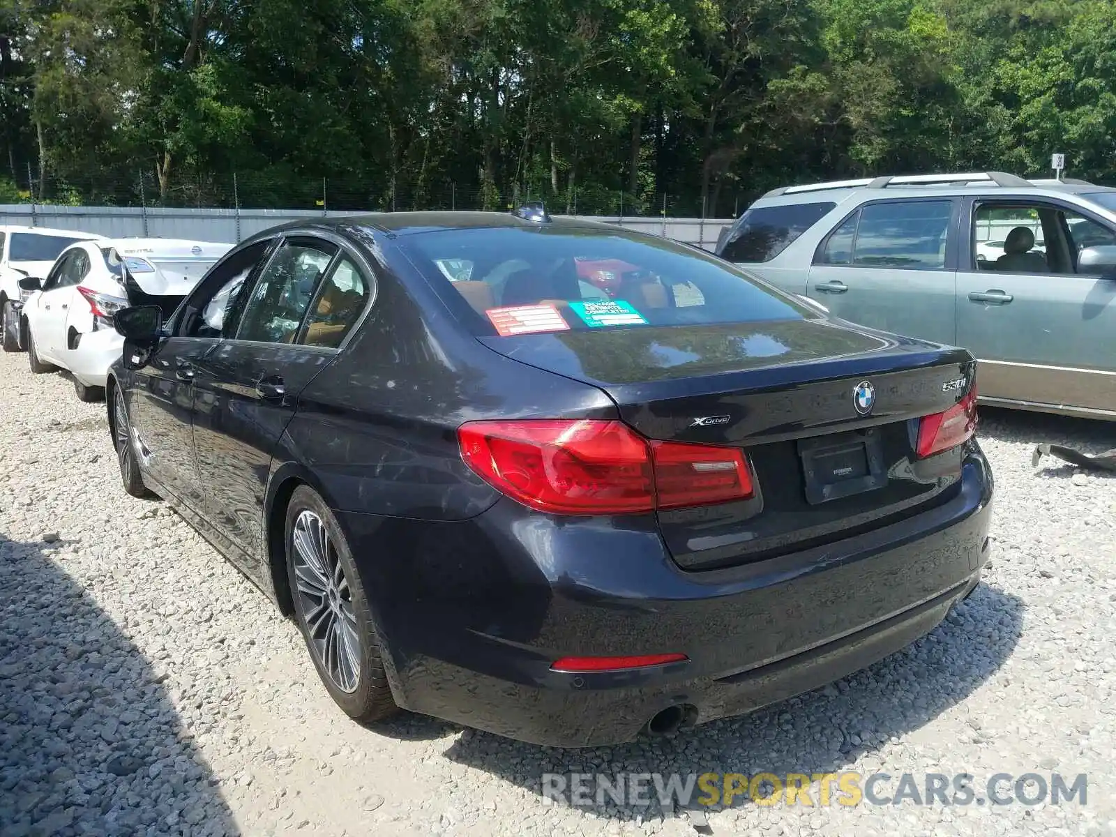 3 Фотография поврежденного автомобиля WBAJA7C52KG912542 BMW 5 SERIES 2019