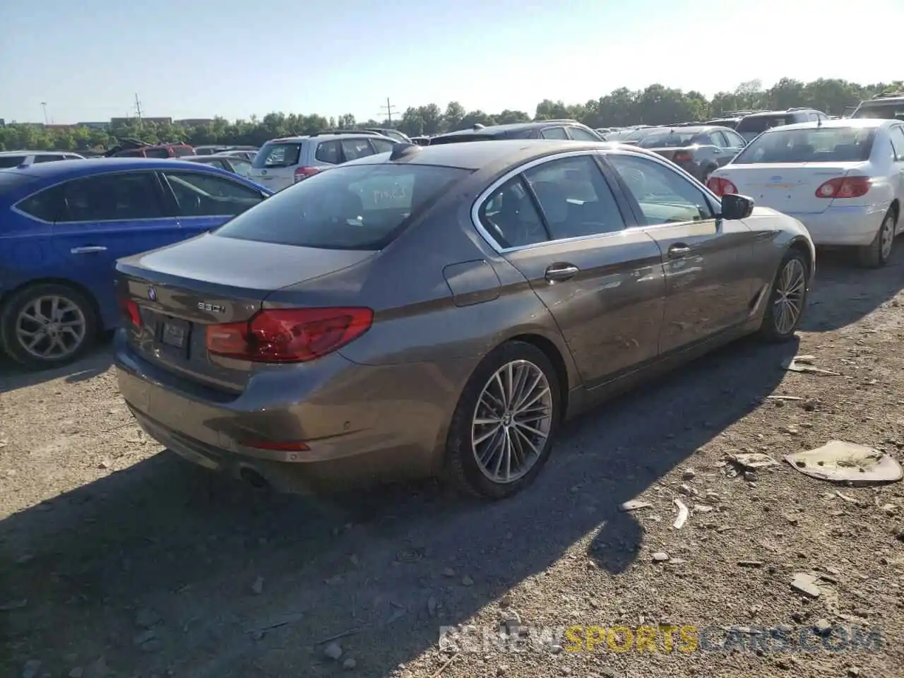 4 Фотография поврежденного автомобиля WBAJA7C52KWC77430 BMW 5 SERIES 2019