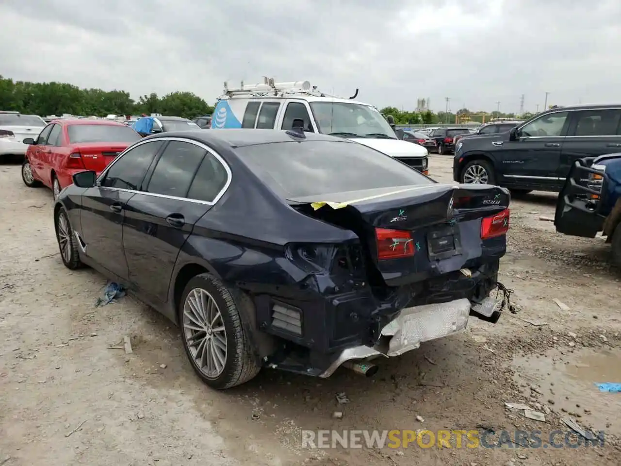 3 Photograph of a damaged car WBAJA7C52KWW04955 BMW 5 SERIES 2019