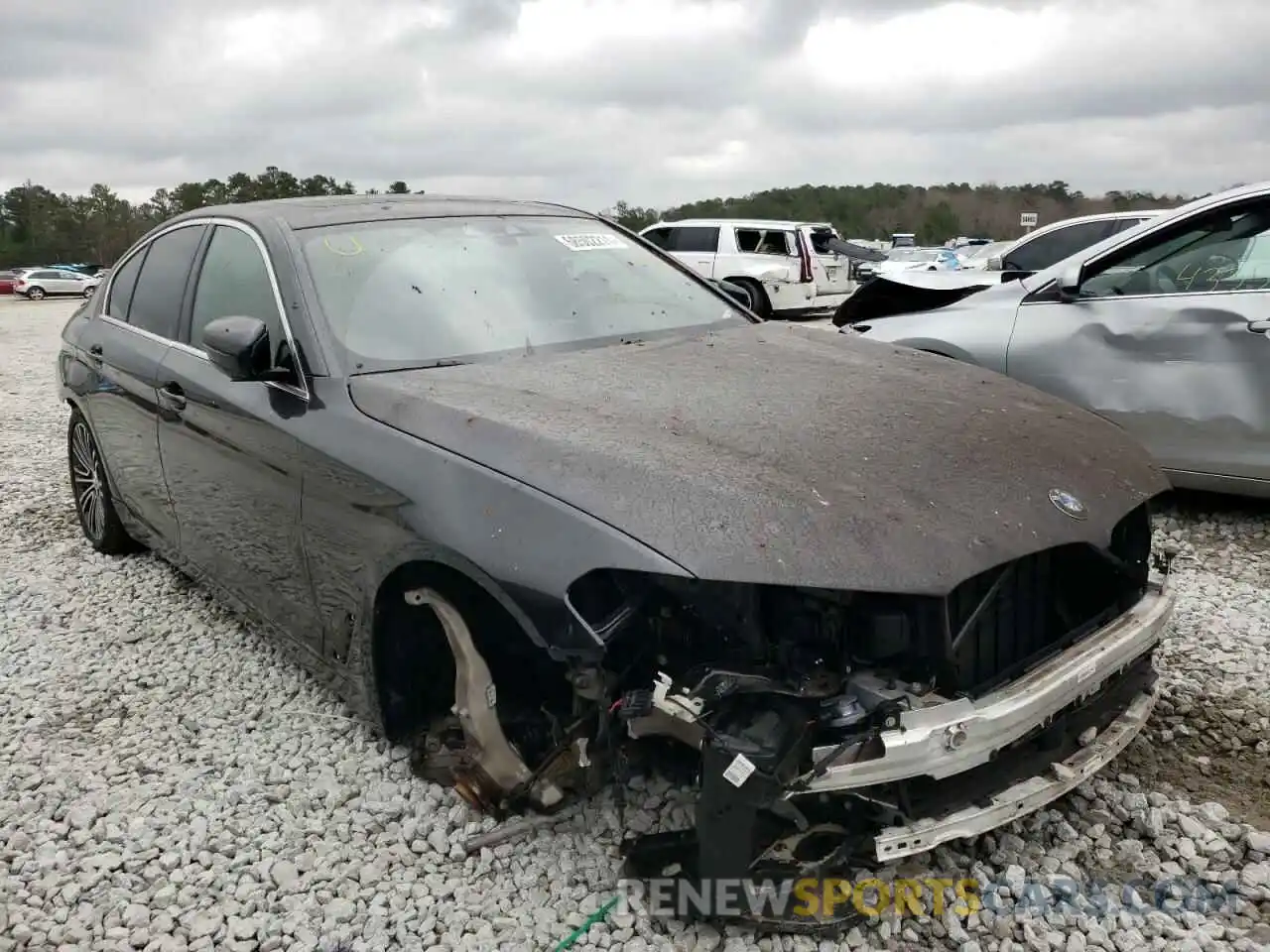 1 Photograph of a damaged car WBAJA7C52KWW10416 BMW 5 SERIES 2019