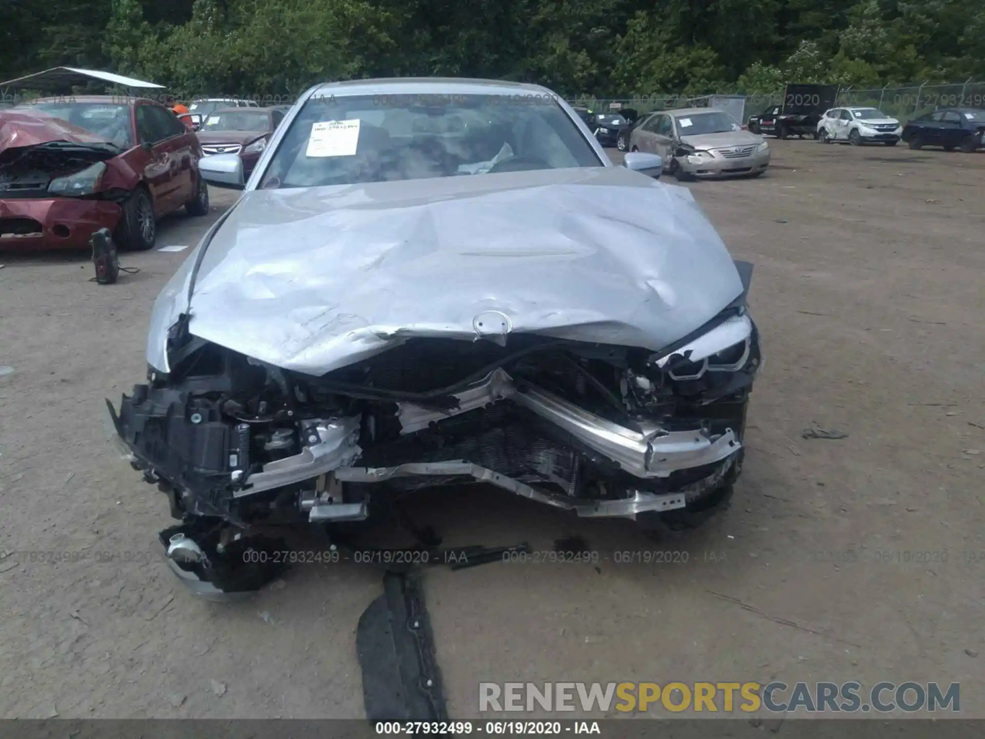 6 Photograph of a damaged car WBAJA7C52KWW45991 BMW 5 SERIES 2019