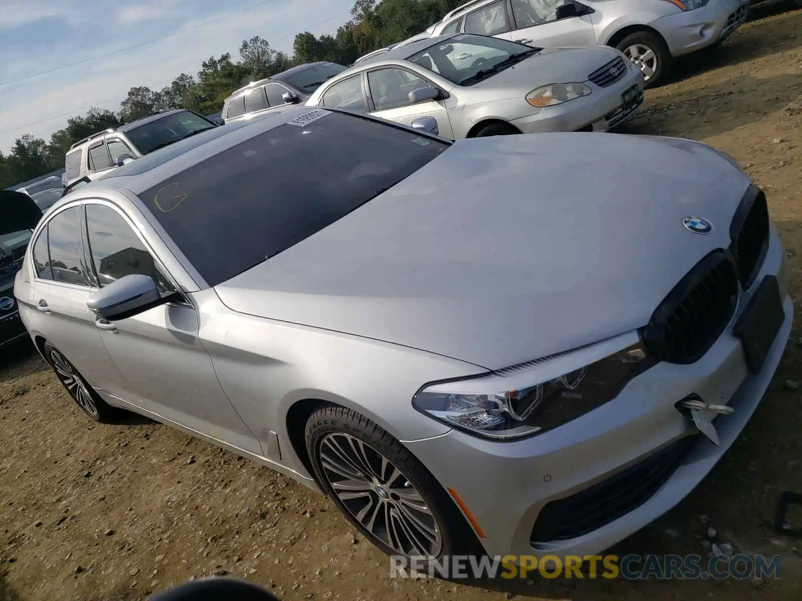 1 Photograph of a damaged car WBAJA7C53KG911433 BMW 5 SERIES 2019