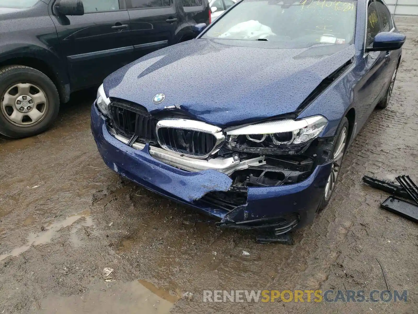 9 Фотография поврежденного автомобиля WBAJA7C53KG911593 BMW 5 SERIES 2019