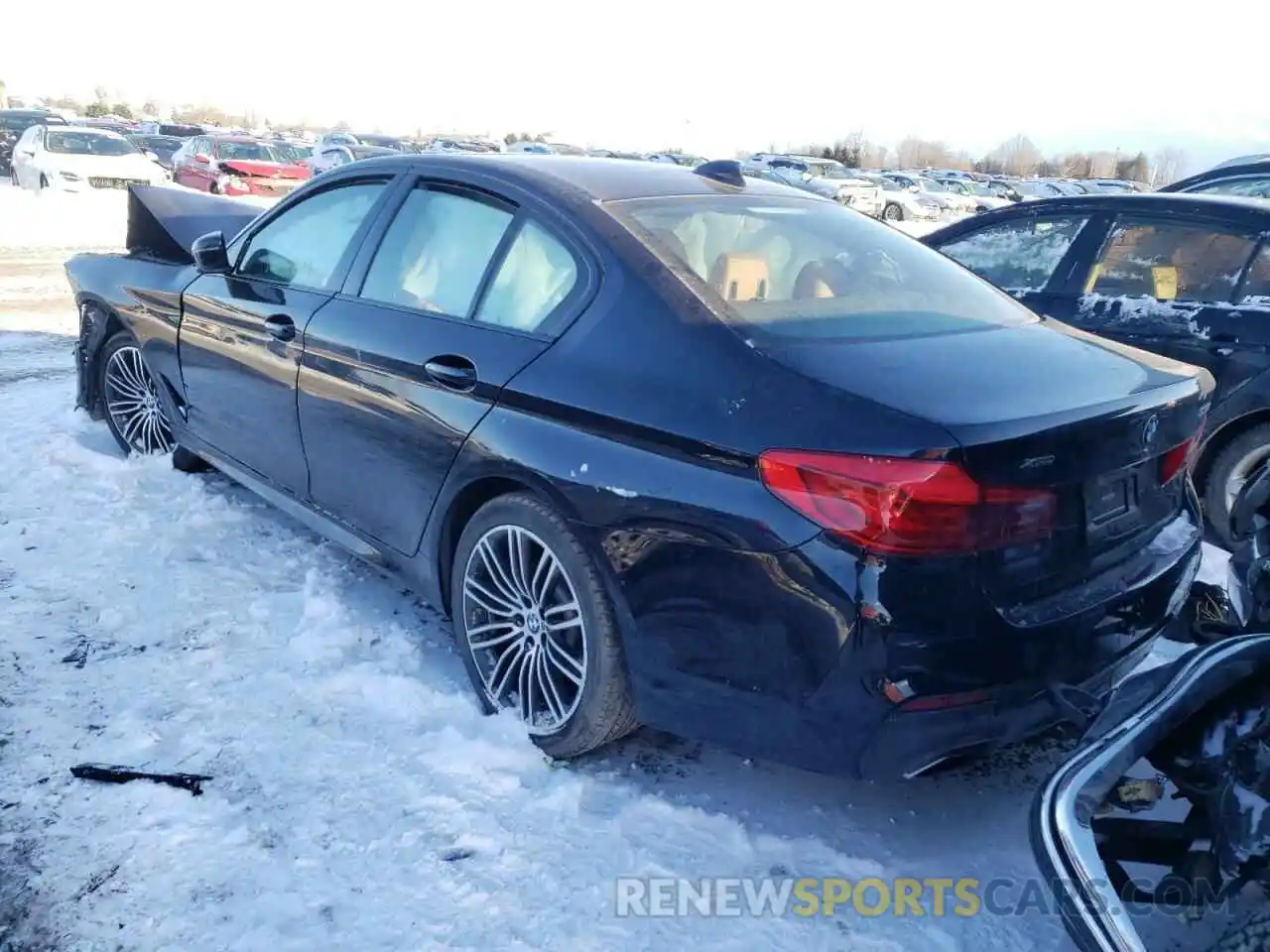 3 Photograph of a damaged car WBAJA7C53KWW08383 BMW 5 SERIES 2019