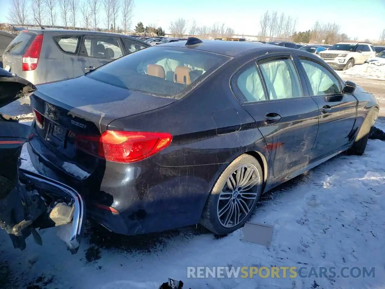 4 Photograph of a damaged car WBAJA7C53KWW08383 BMW 5 SERIES 2019