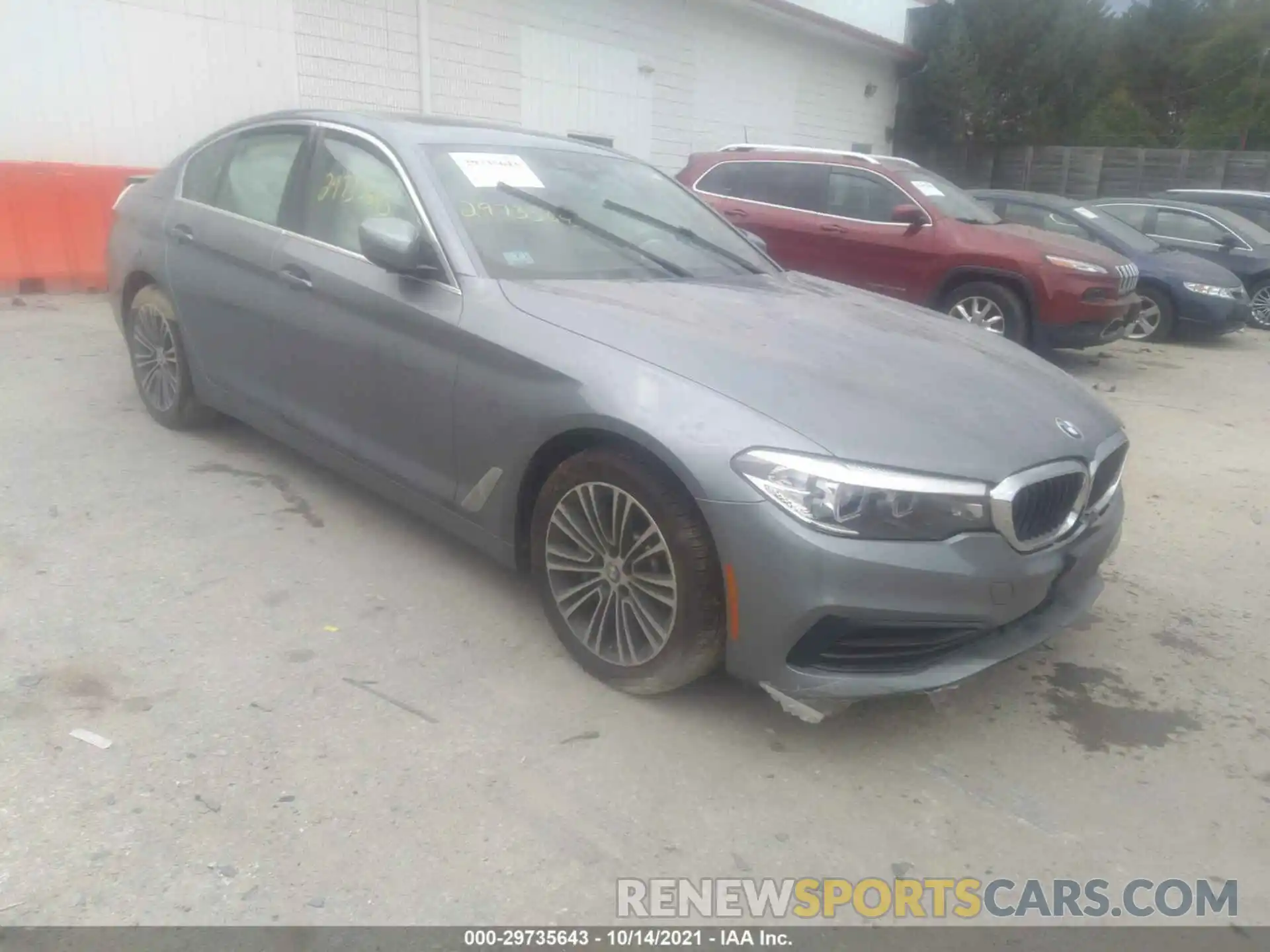 1 Photograph of a damaged car WBAJA7C53KWW13518 BMW 5 SERIES 2019