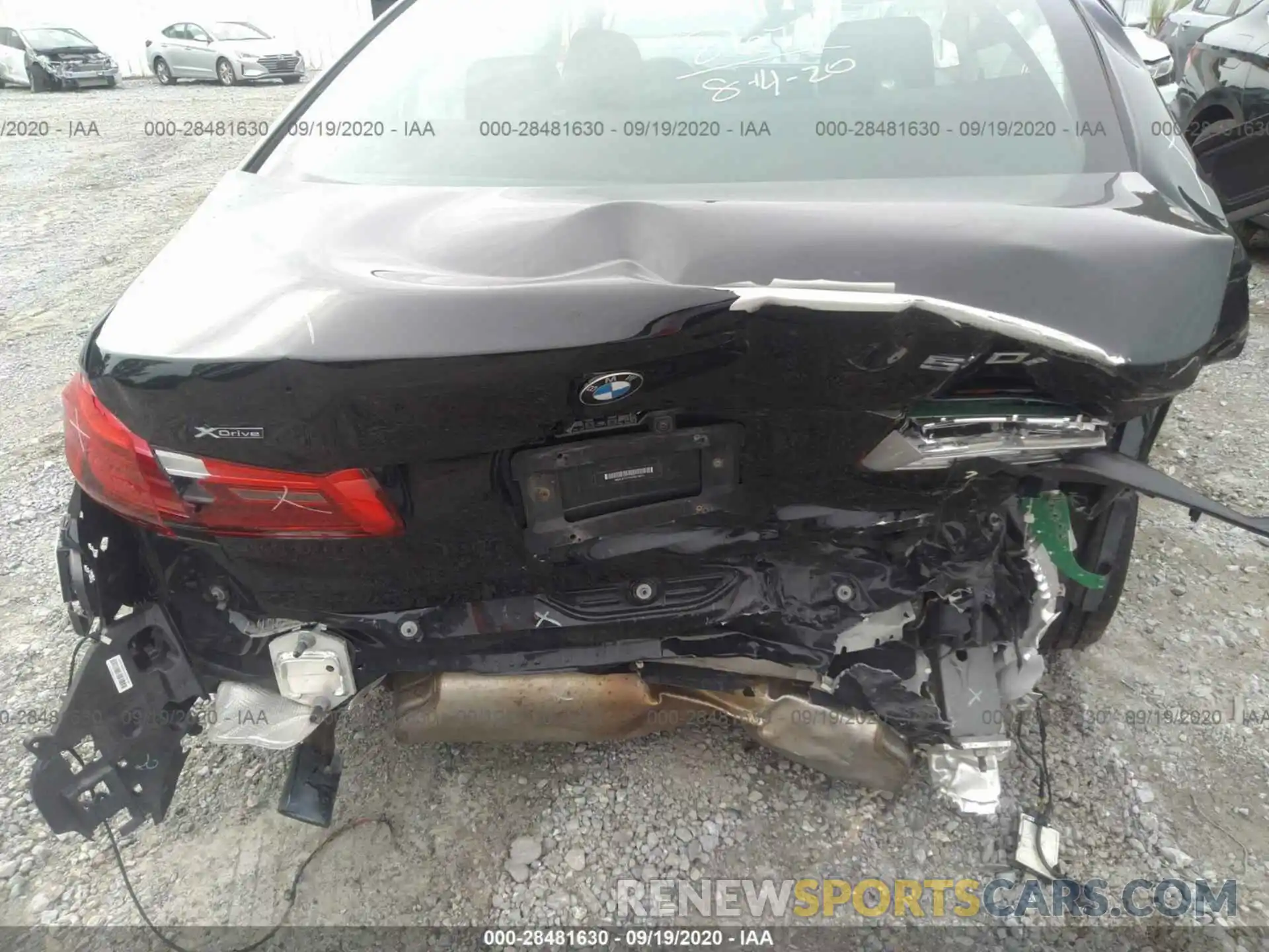 6 Photograph of a damaged car WBAJA7C53KWW18671 BMW 5 SERIES 2019