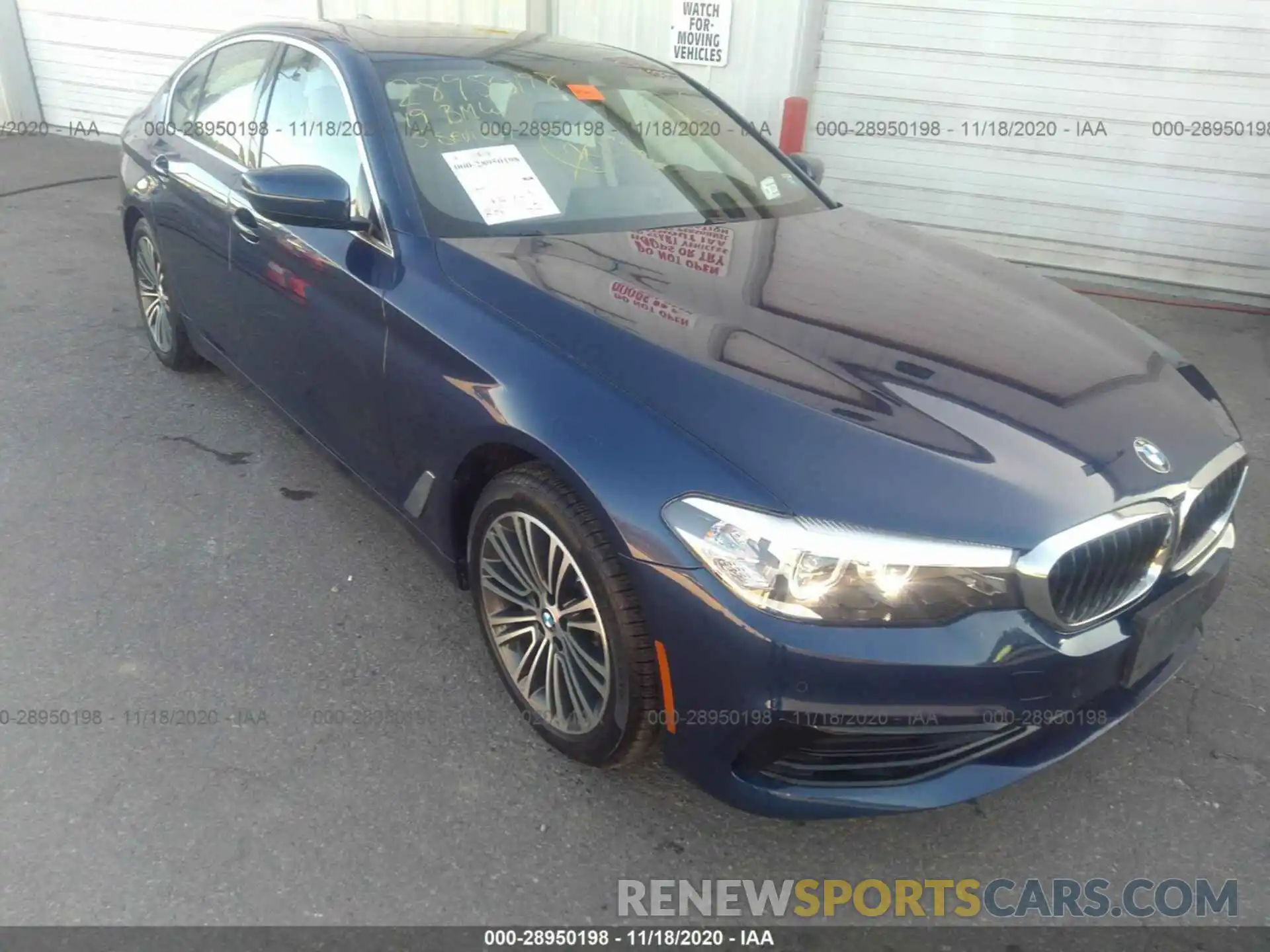 1 Photograph of a damaged car WBAJA7C53KWW20596 BMW 5 SERIES 2019