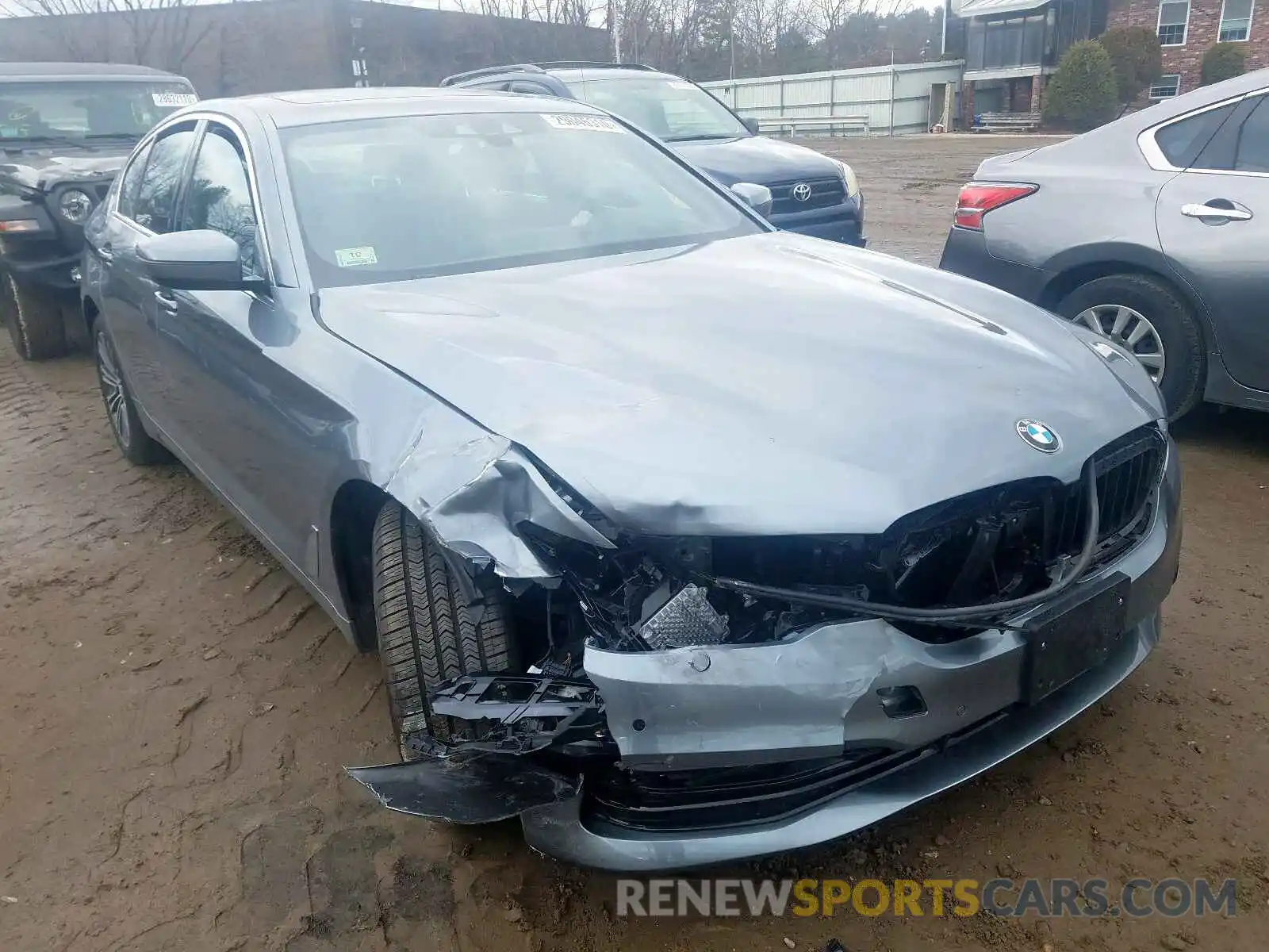 1 Photograph of a damaged car WBAJA7C53KWW25989 BMW 5 SERIES 2019