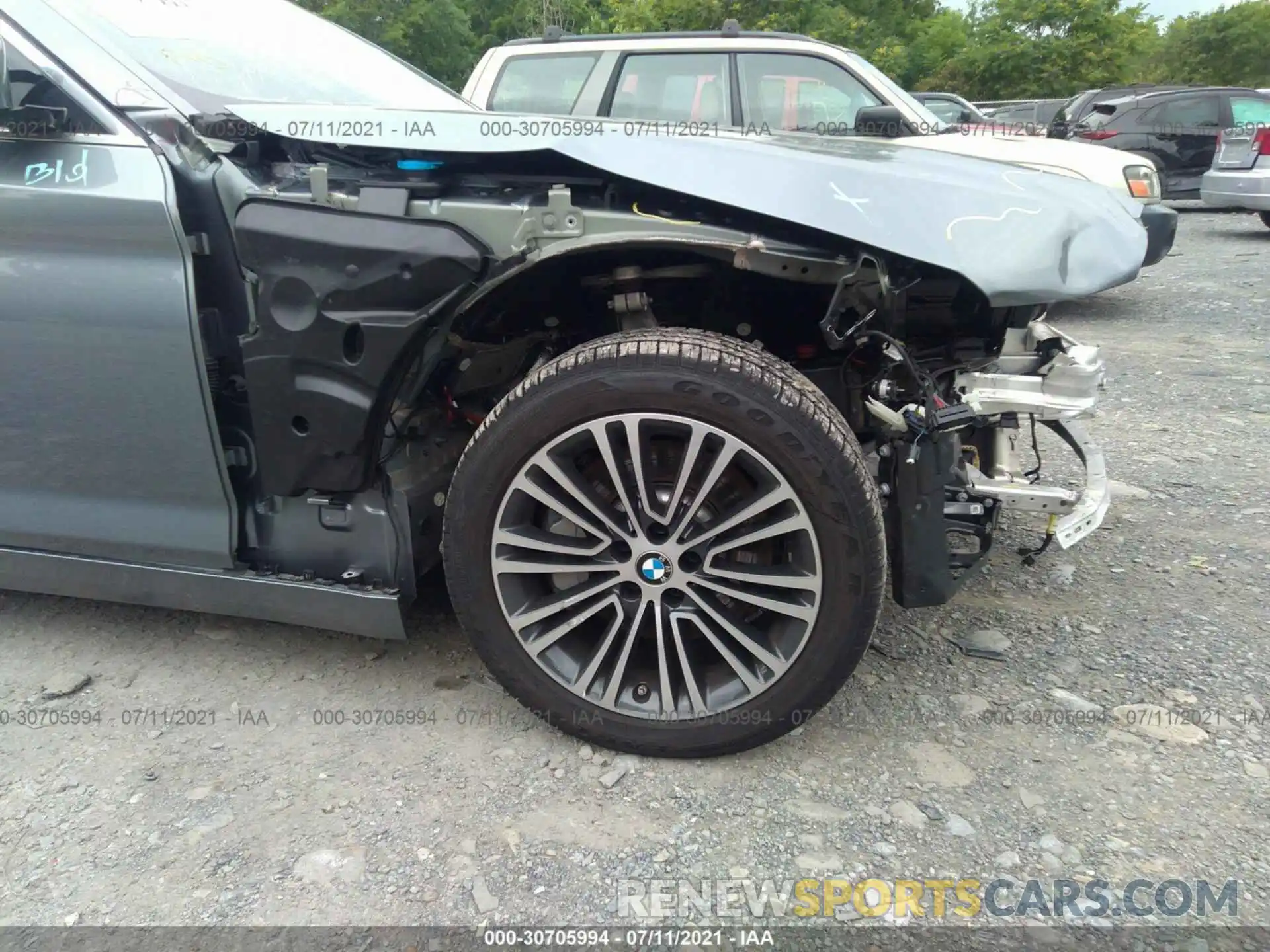 6 Photograph of a damaged car WBAJA7C53KWW41920 BMW 5 SERIES 2019