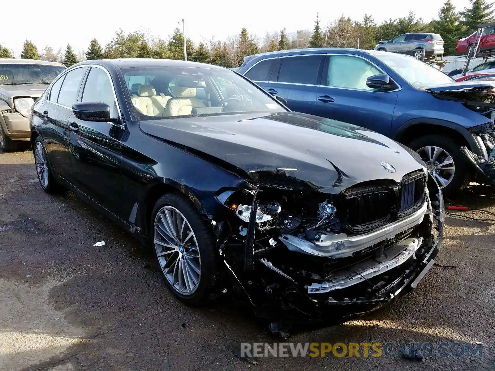 1 Photograph of a damaged car WBAJA7C54KG910596 BMW 5 SERIES 2019
